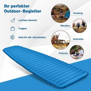 KOMFOTTEU Luftmatratze Campingmatte, 7,5 cm dicke, 100 kg belastbar