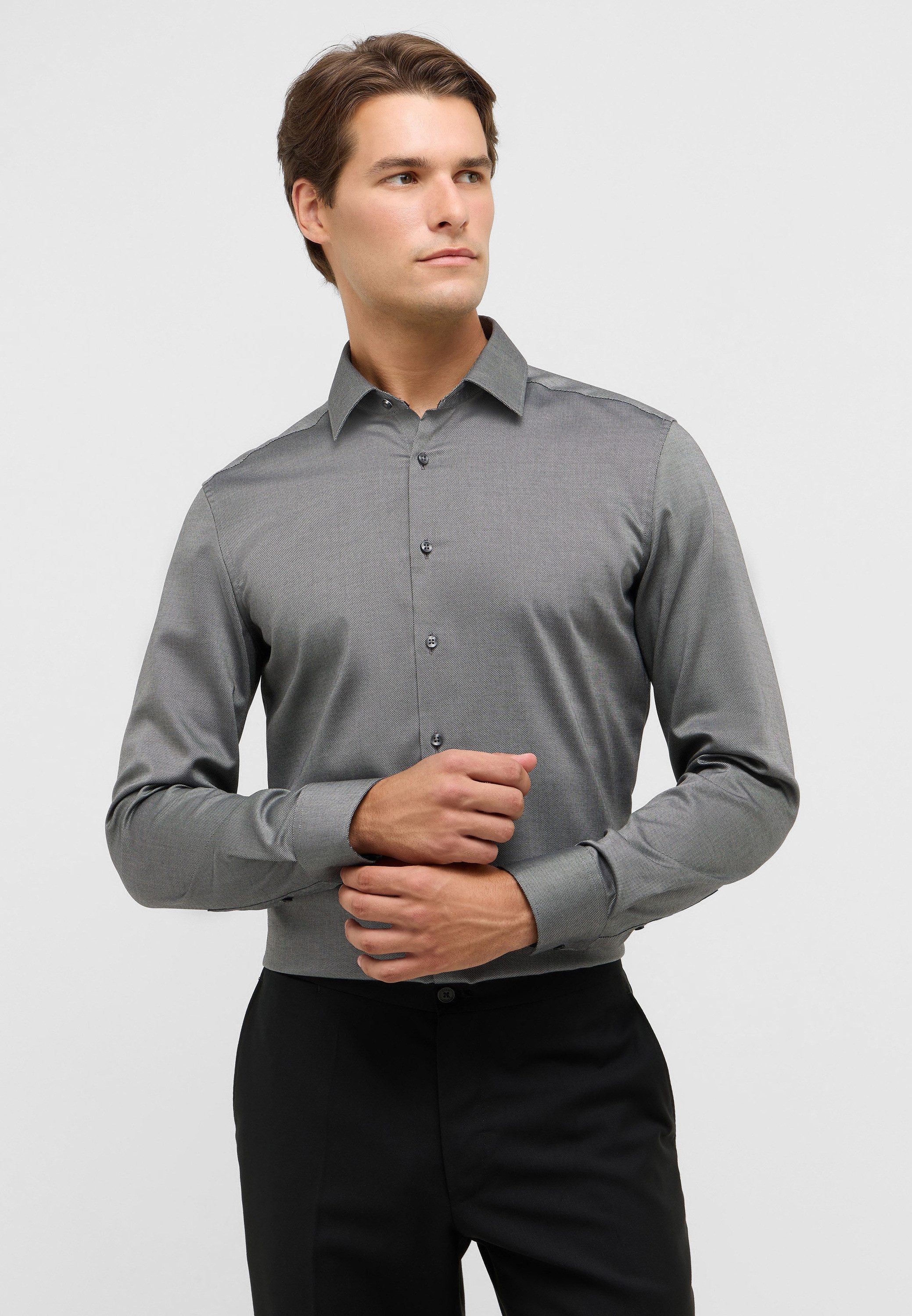 Eterna Langarmhemd SLIM FIT NON IRON (bügelfrei) günstig online kaufen