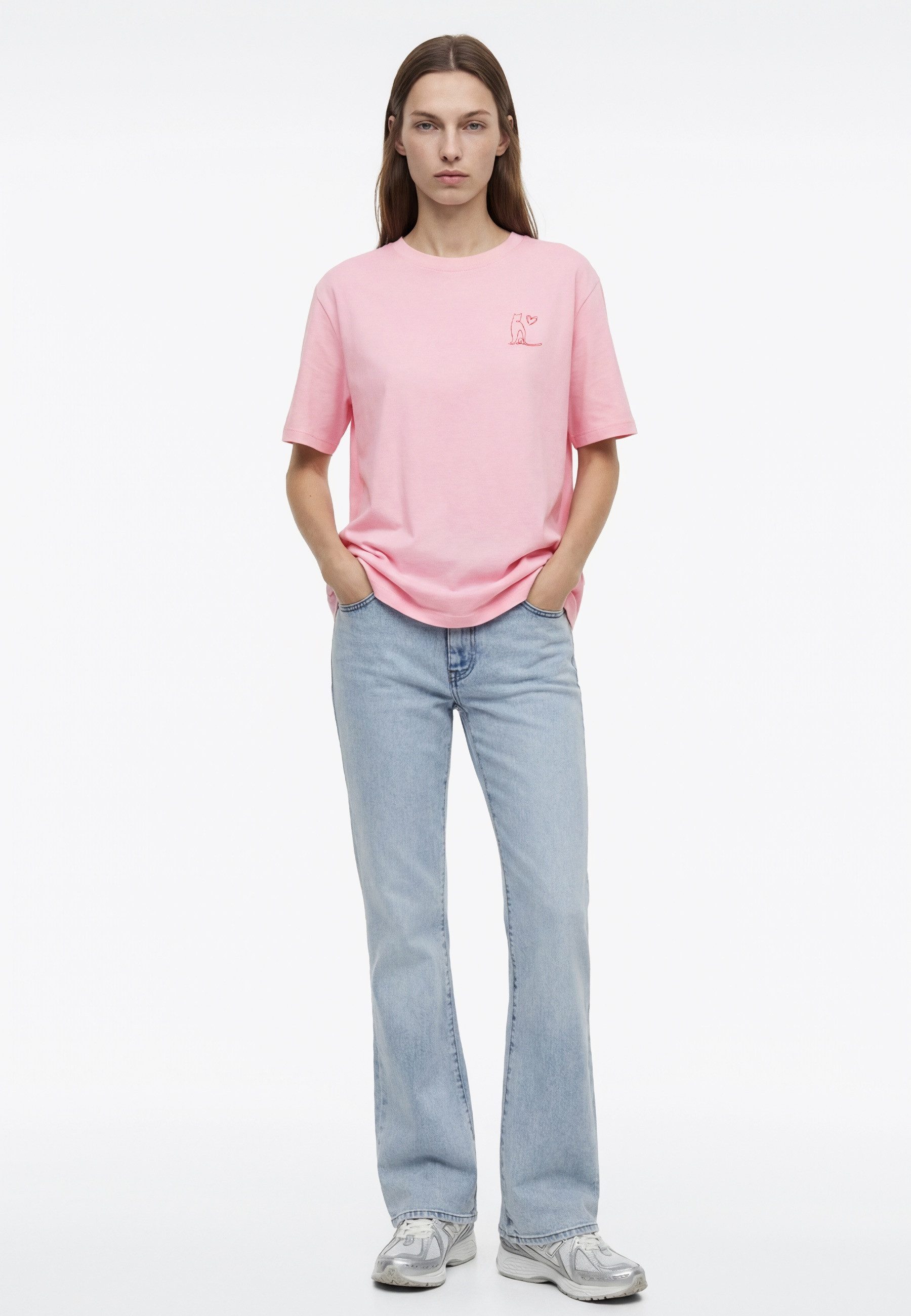 Mavi T-Shirt GRAPHIC PRINTED FASHION JERSEY Katzen T-Shirt