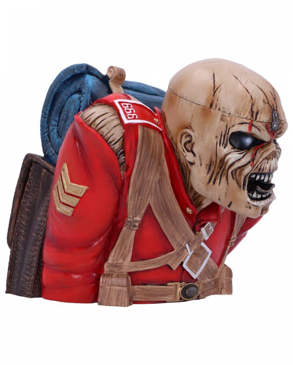 Horror-Shop Dekofigur Iron mit Figur Maiden Trooper The Geheimfach12cm