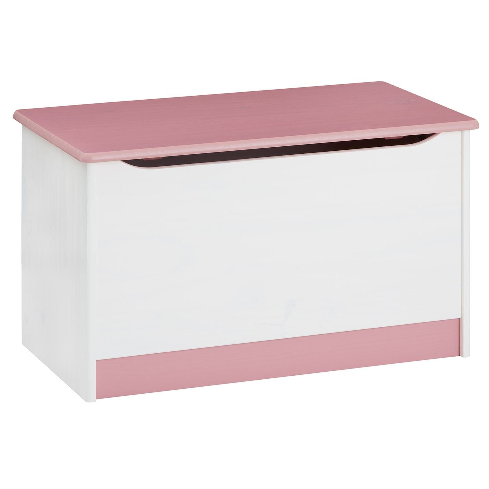 IDIMEX Spielzeugtruhe HANNAH (Set), Spielzeugtruhe Kiste Aufbewahrungsbox Kindermöbel Kiefer massiv Truhe