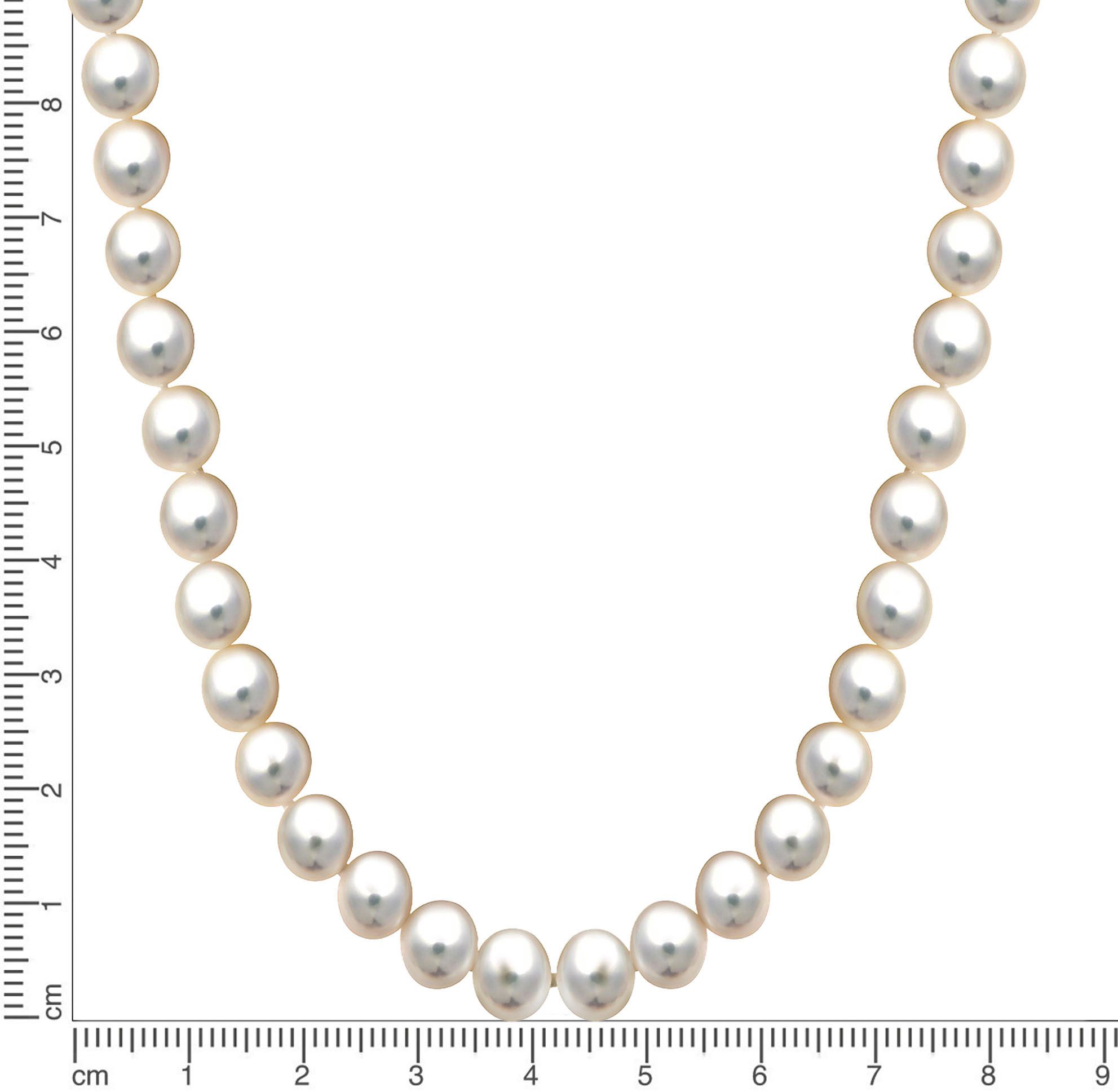 Firetti Perlenkette Schmuck Geschenk Gold 375 Halsschmuck Halskette, mit Süßwasserzuchtperle