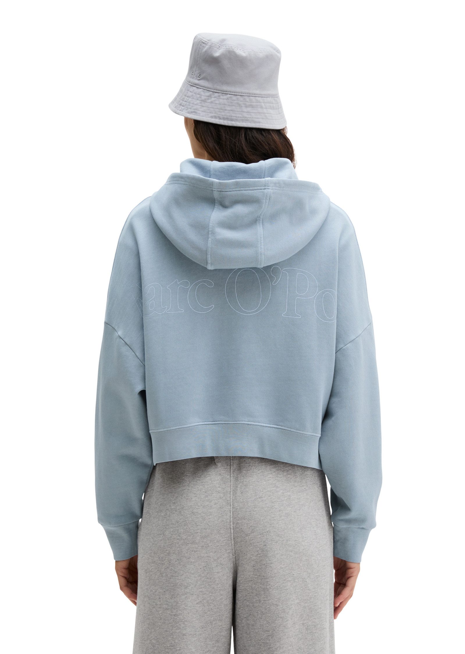 Marc O'Polo Sweatjacke mit recycelter Baumwolle