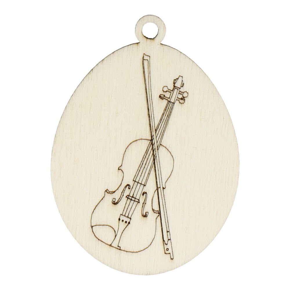 für Geige Musiker Dekohänger Instrument, Osterei mugesh