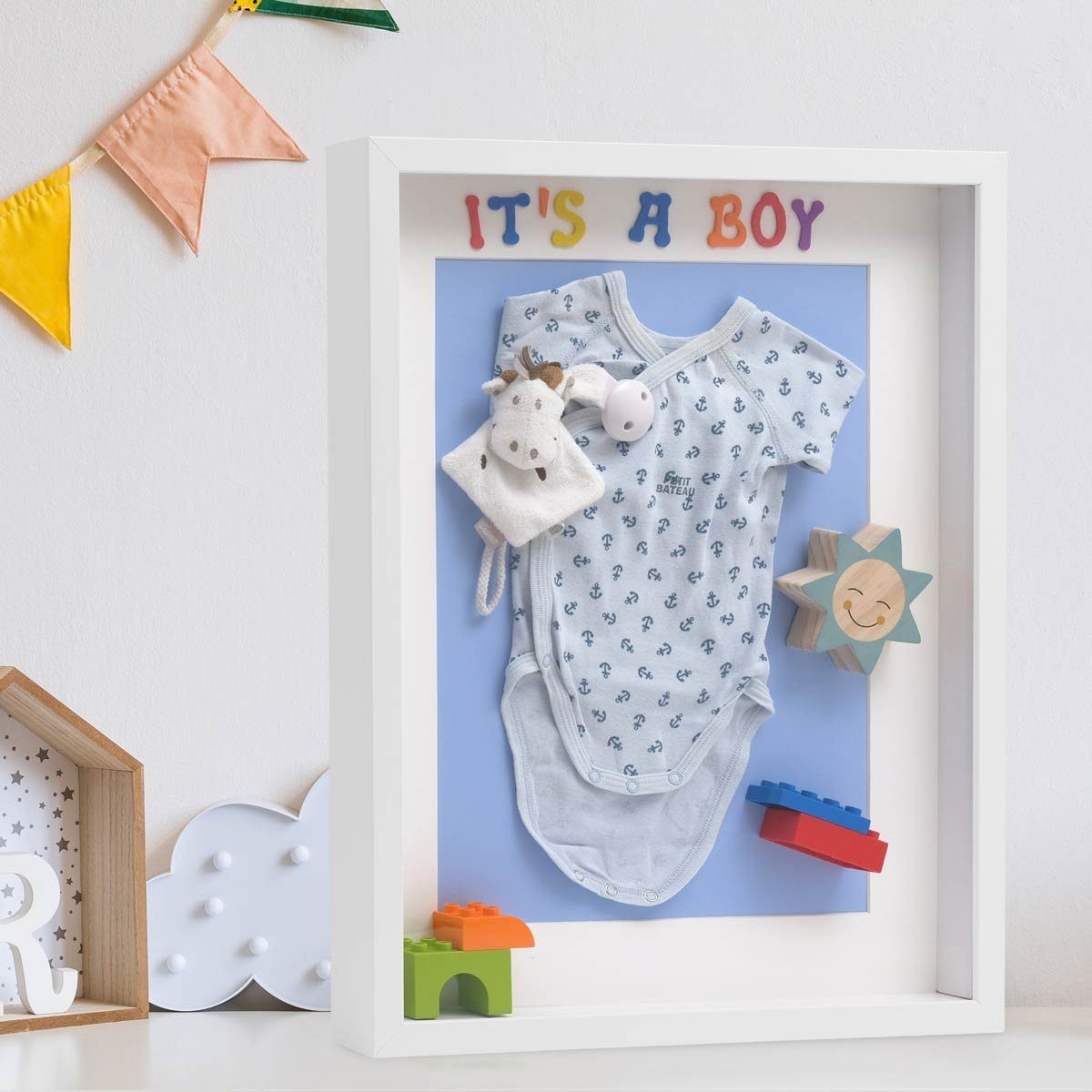 PHOTOLINI Bilderrahmen 3D-Rahmen mit Passepartout / günstig online kaufen