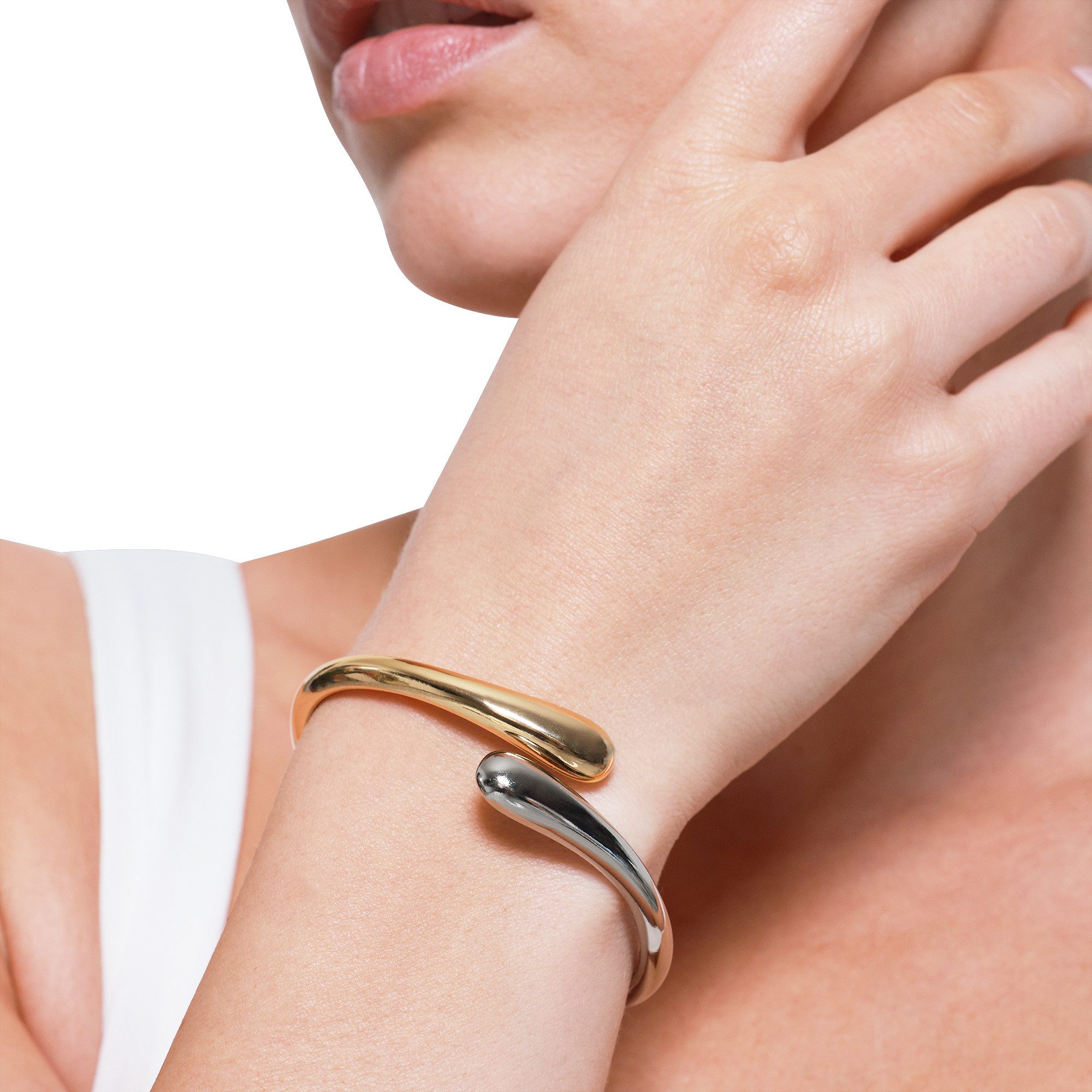 Heideman Armband Sorelle goldfarben (Armband, inkl. Geschenkverpackung), Armreif Damen – Bild 5 von 5