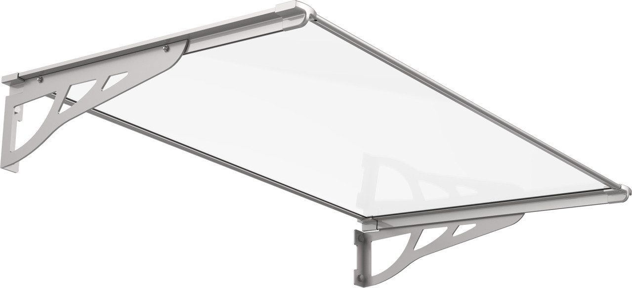 Trend Line Vordach TrendLine Vordach Nancy silber 140 x 90 cm mit