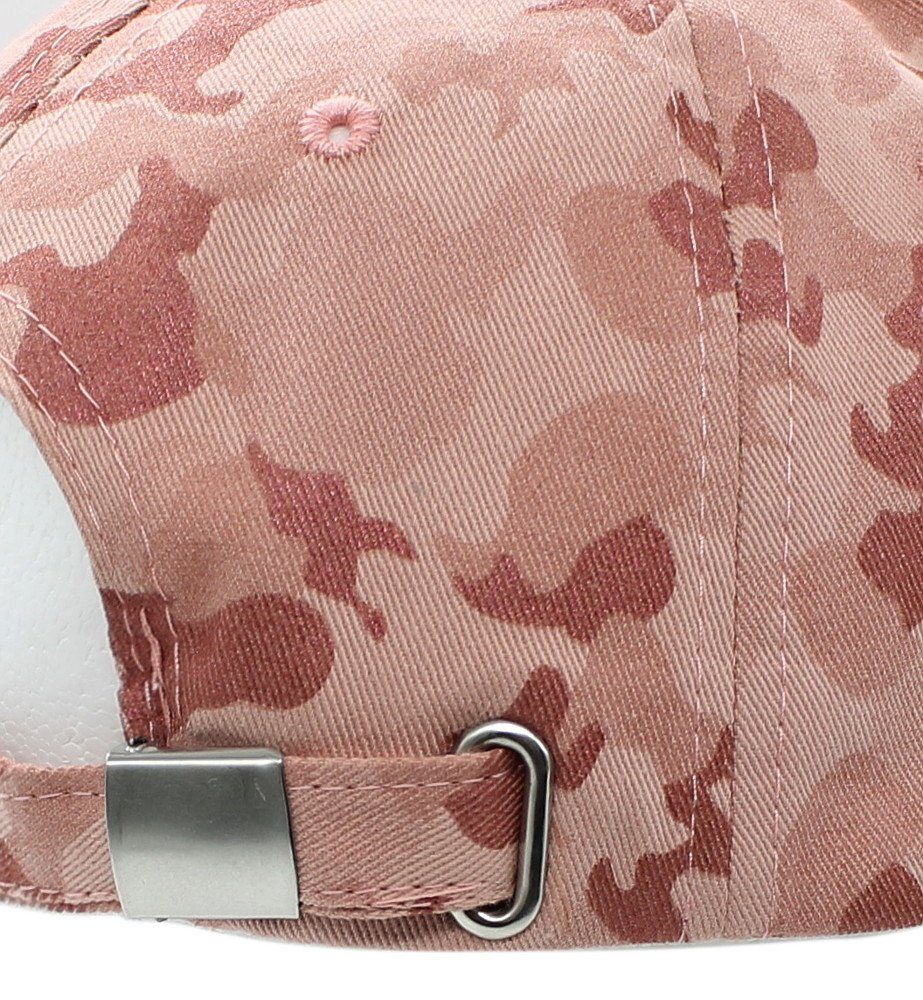 mit Damen dy_mode Muster Belüftungslöcher, Schirmmütze Army Basecap Camouflage One Kappe Unisex K106-Peach Baseball Size, Herren Bunt Cap