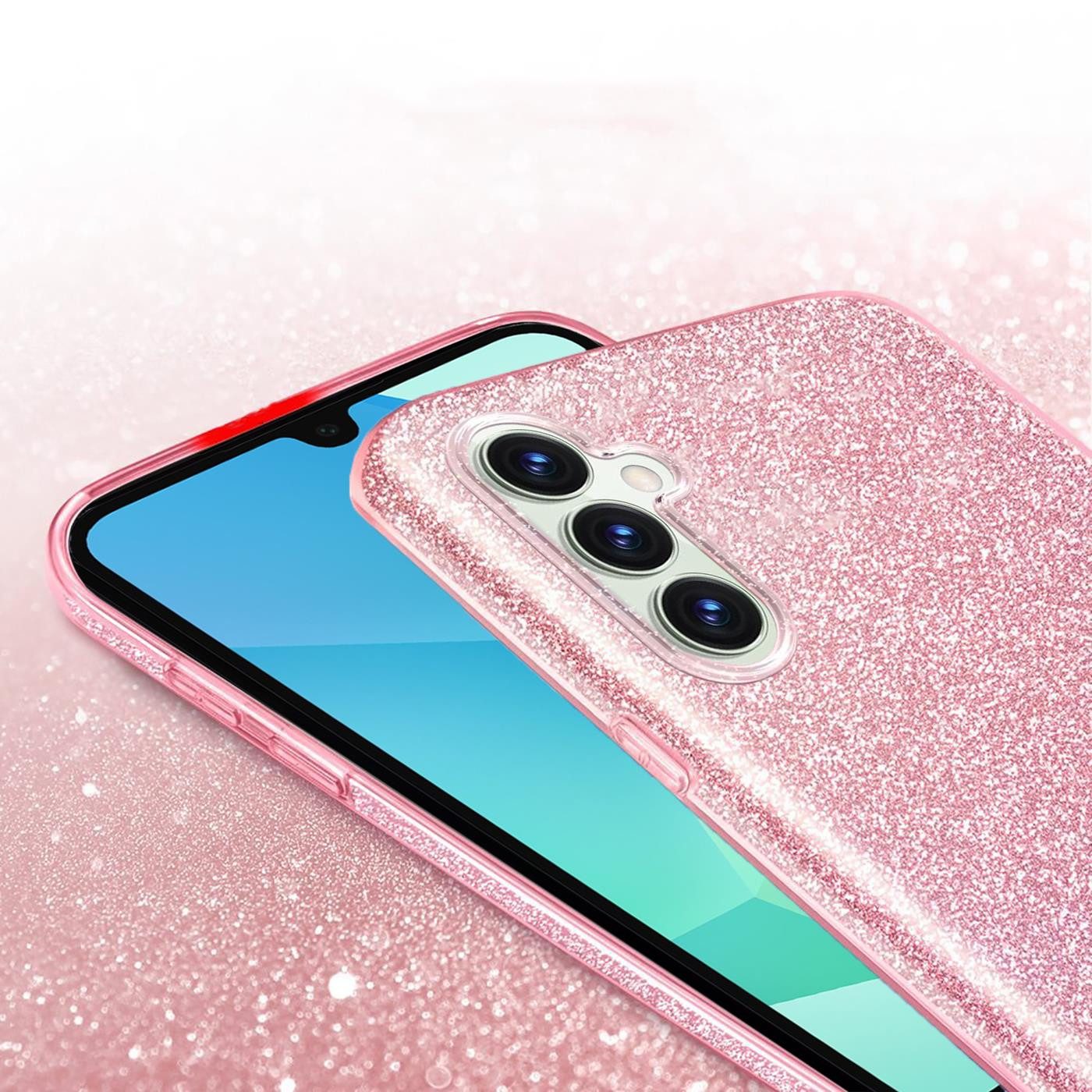CoolGadget Handyhülle Glitzer Glamour Hülle für Samsung Galaxy A16 5G 6,7 Zoll, Slim Case mit Glossy Effect Schutzhülle für Samsung A16 5G Hülle – Bild 4 von 5