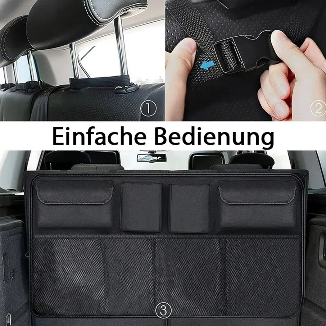Aufbewahrungstasche eines den TUABUR für Autos Auto-Rückenlehnentasche Kofferraum