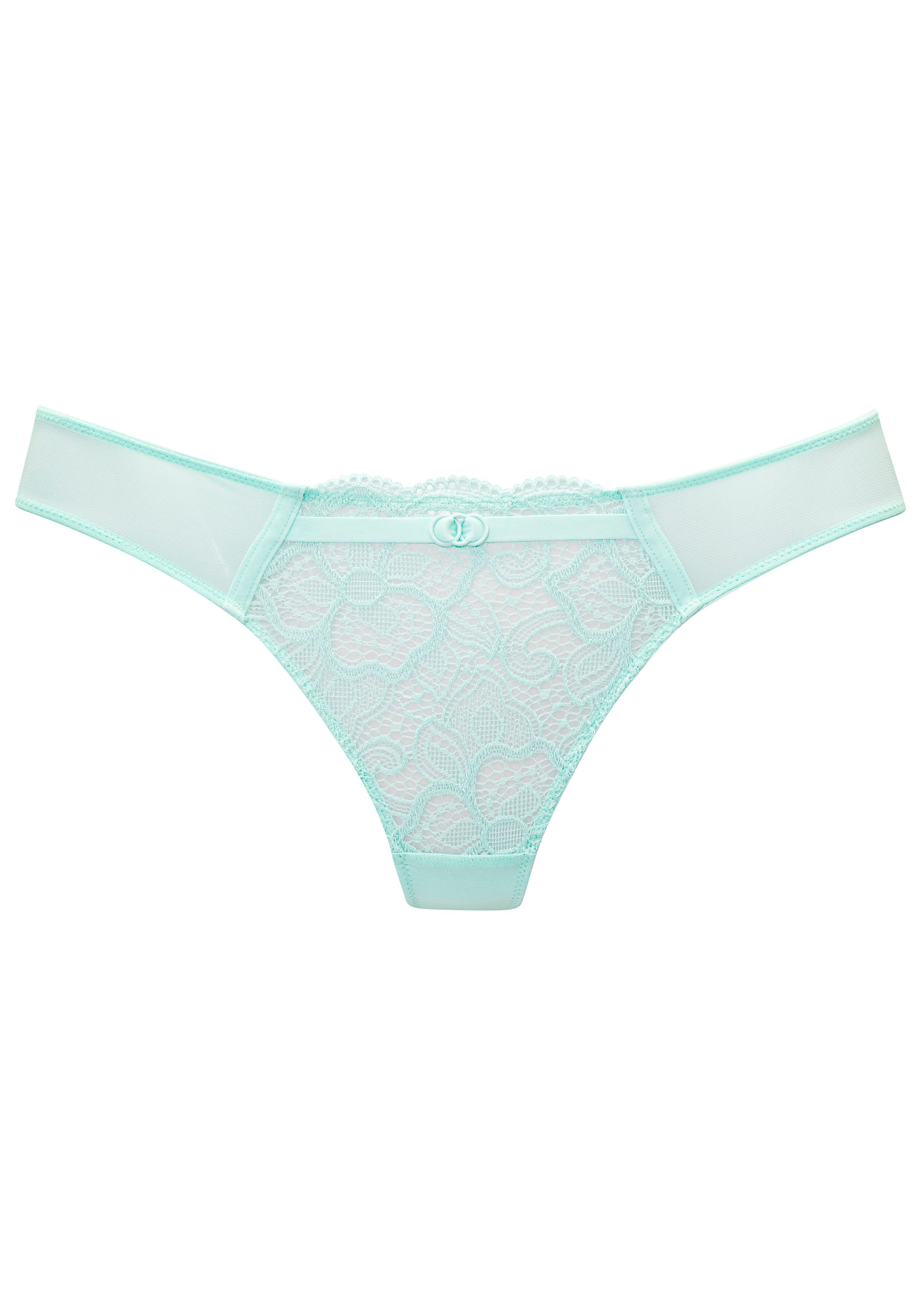LASCANA String Nikoletta aus floraler Spitze und feinem Mesh in transparenter Optik – Bild 2 von 4