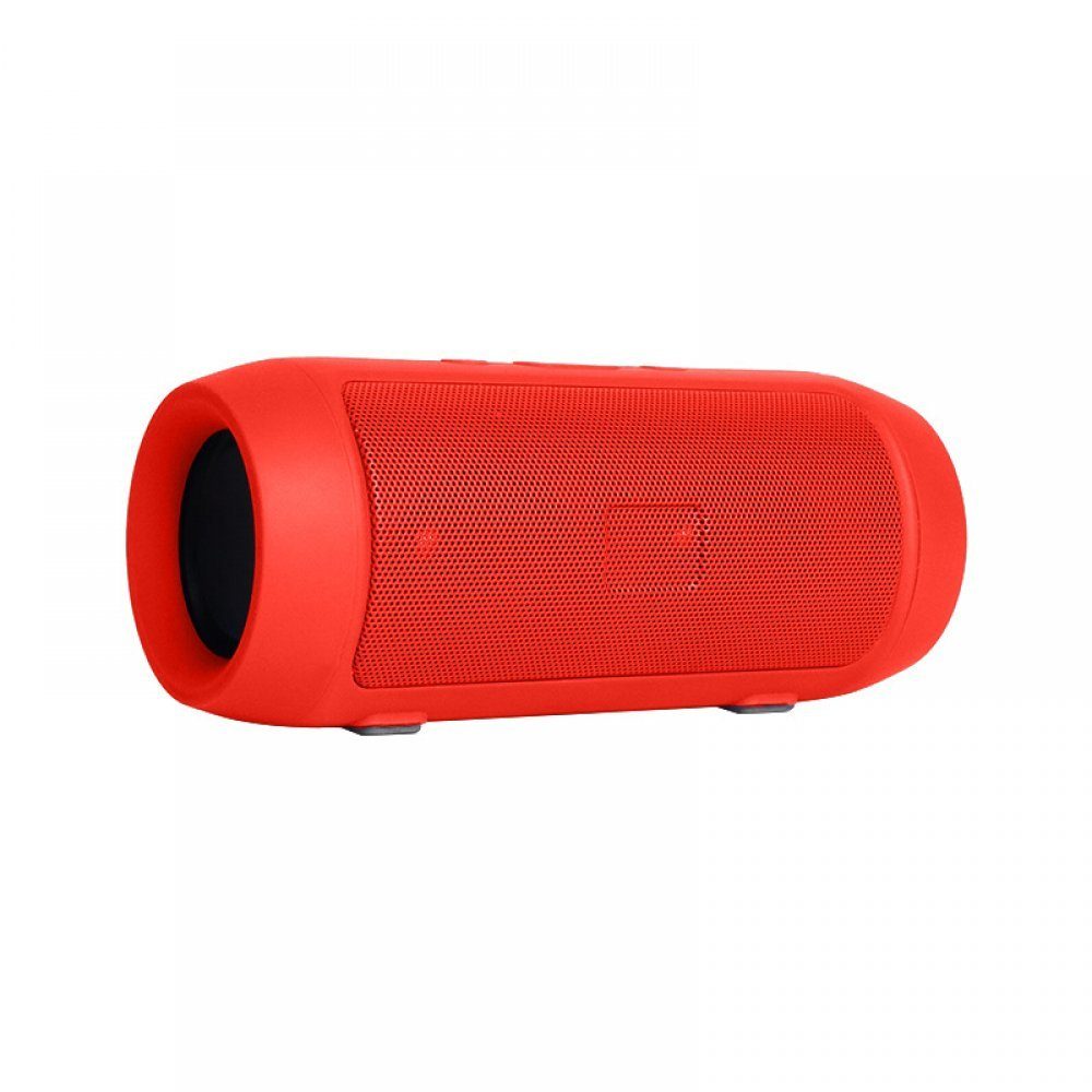 MOUTEN Bluetooth-Lautsprecher, kabellose 360°-TWS-Stereo-Musikwiedergabe Bluetooth-Lautsprecher rot