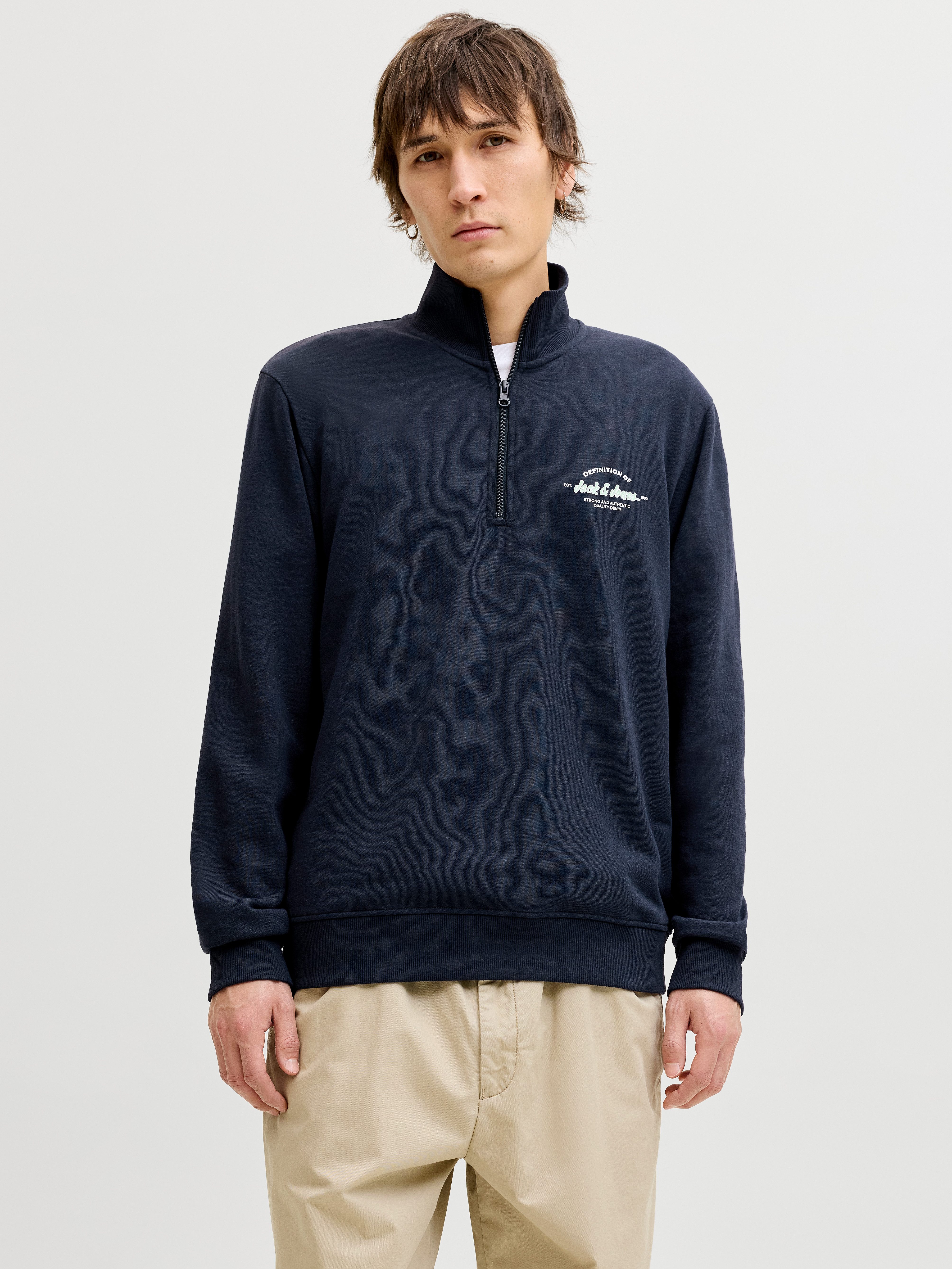 Sweater JJBRANDON SWEAT HALF ZIP