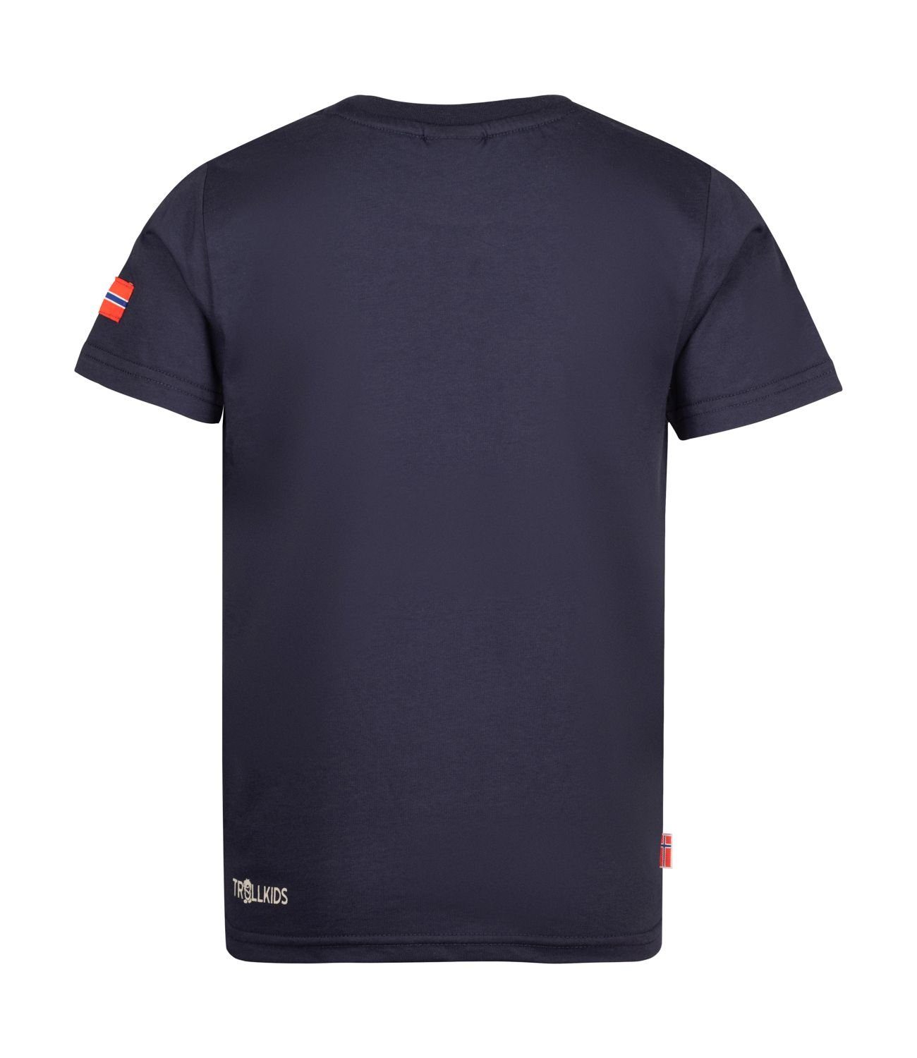 T-Shirt Troll Marineblau/Pfeffergrün TROLLKIDS