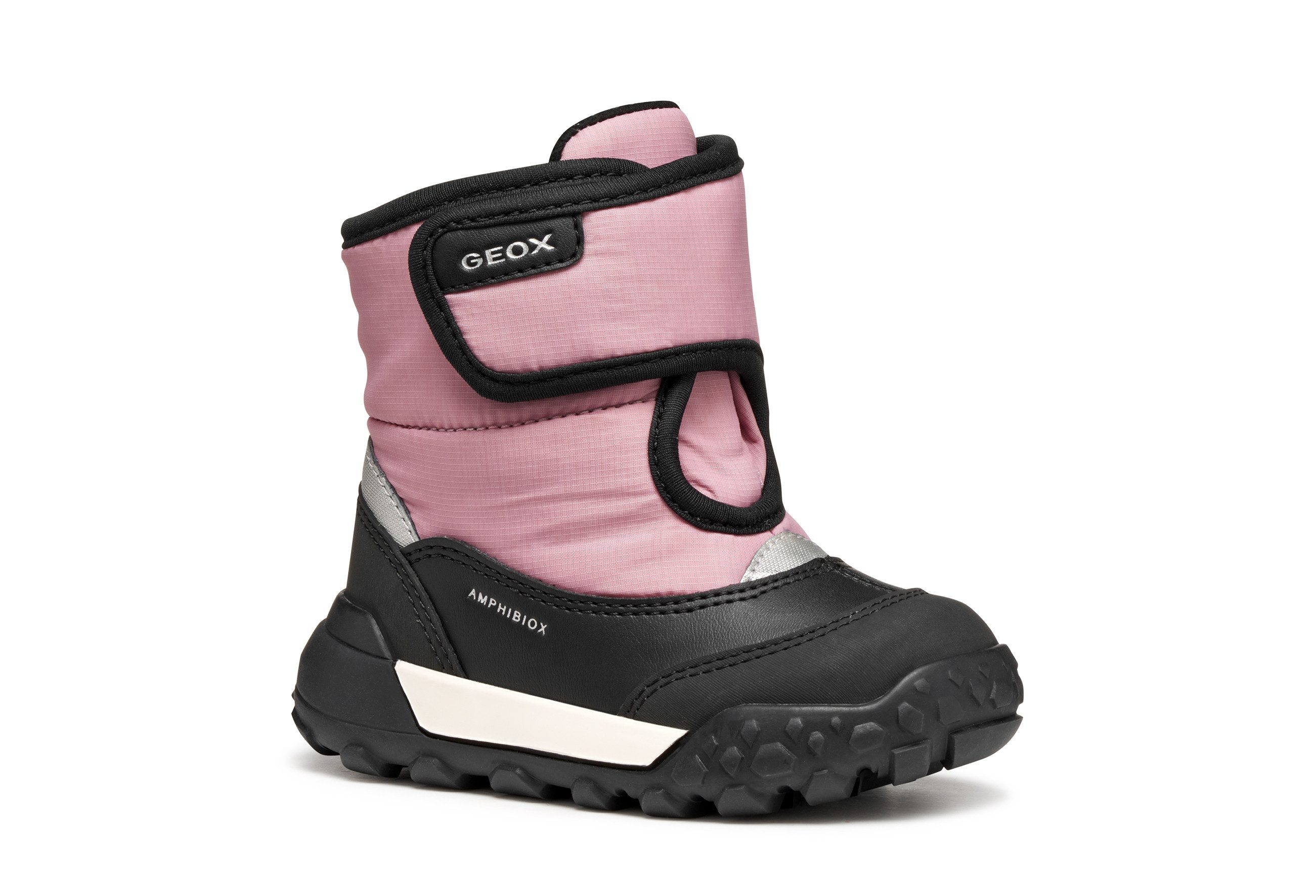 Geox B TREKKYUP GIRL B AB Winterstiefel Klettstiefel mit Warmfutter, Größenschablone zum Download