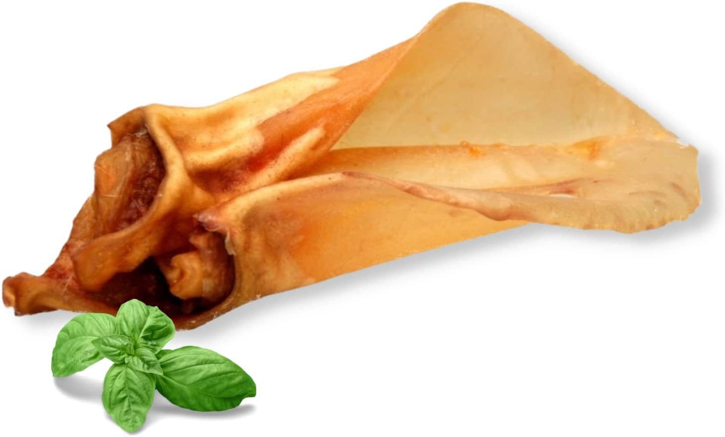 Supravit Kälberohren 1kg - Natürliches & gesundes Hunde Leckerli Kälberohren, Snack für: Hund