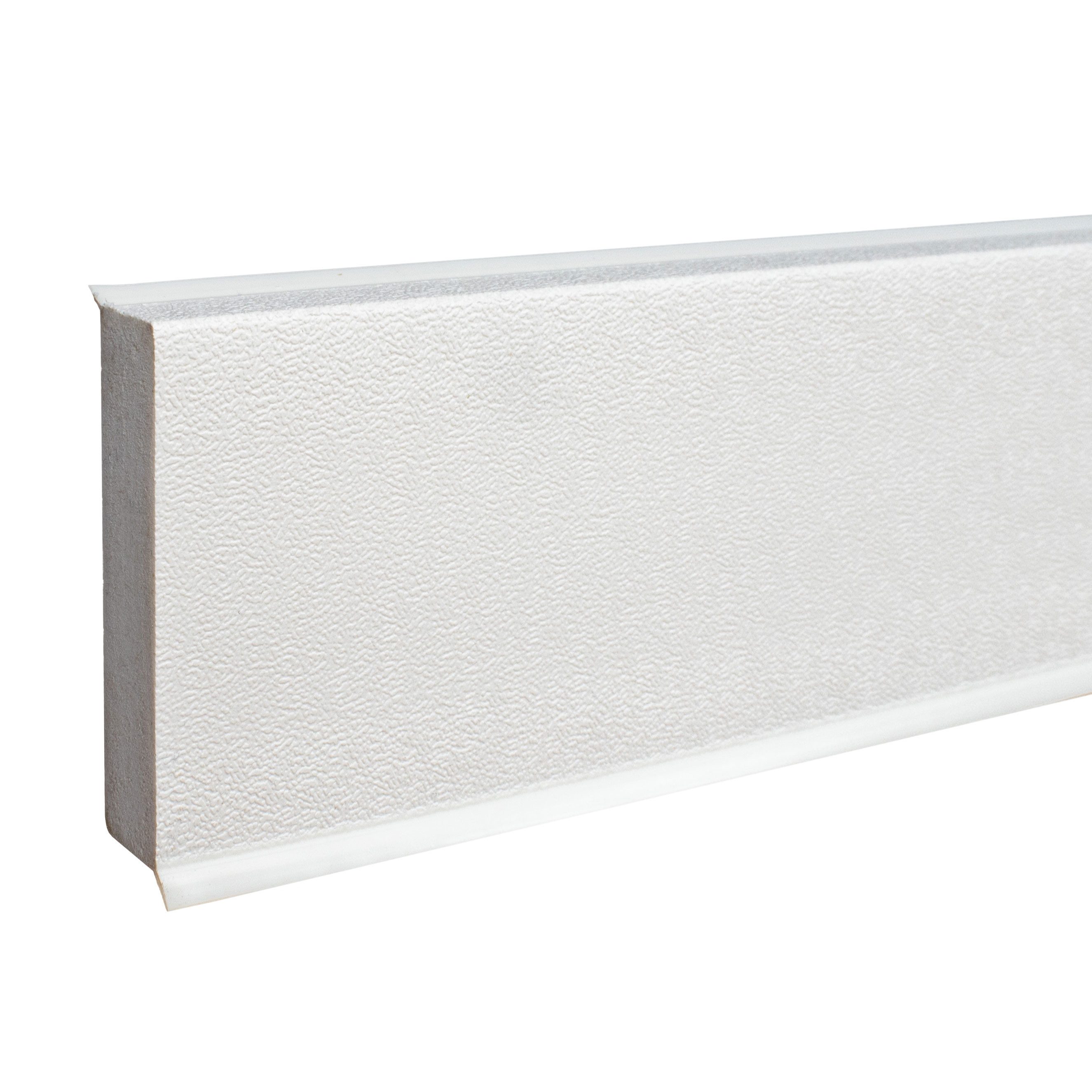 PROVISTON Sockelleiste 12 x 60 x 2500 mm Fußleiste Kunststoff PVC Hartschaum by PROVISTON, 1-St.