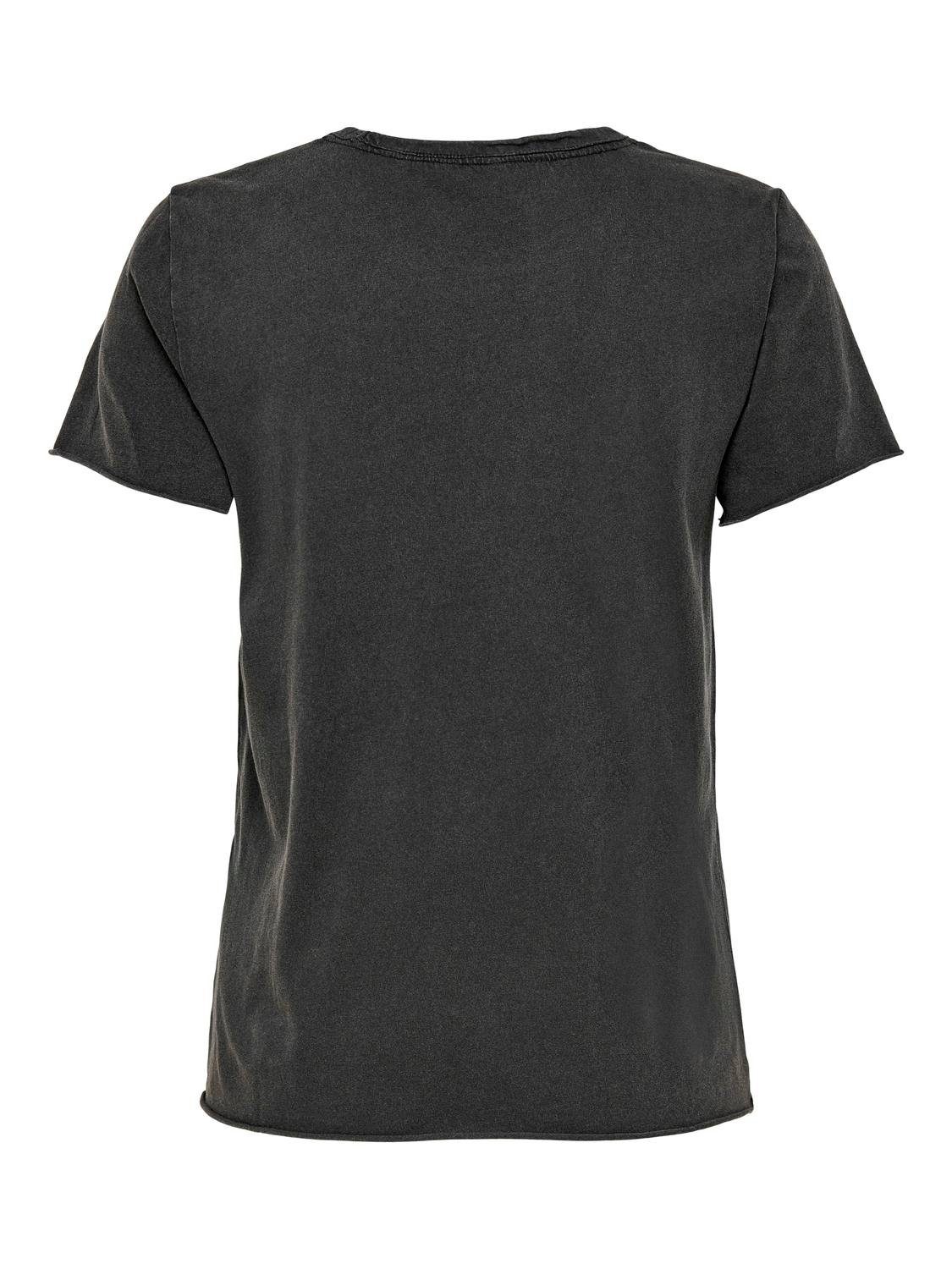 ONLY Rundhalsshirt ONLLUCY REG S/S TOP JRS NOOS Baumwolle, regular fit, unterschiedlich bedruckt