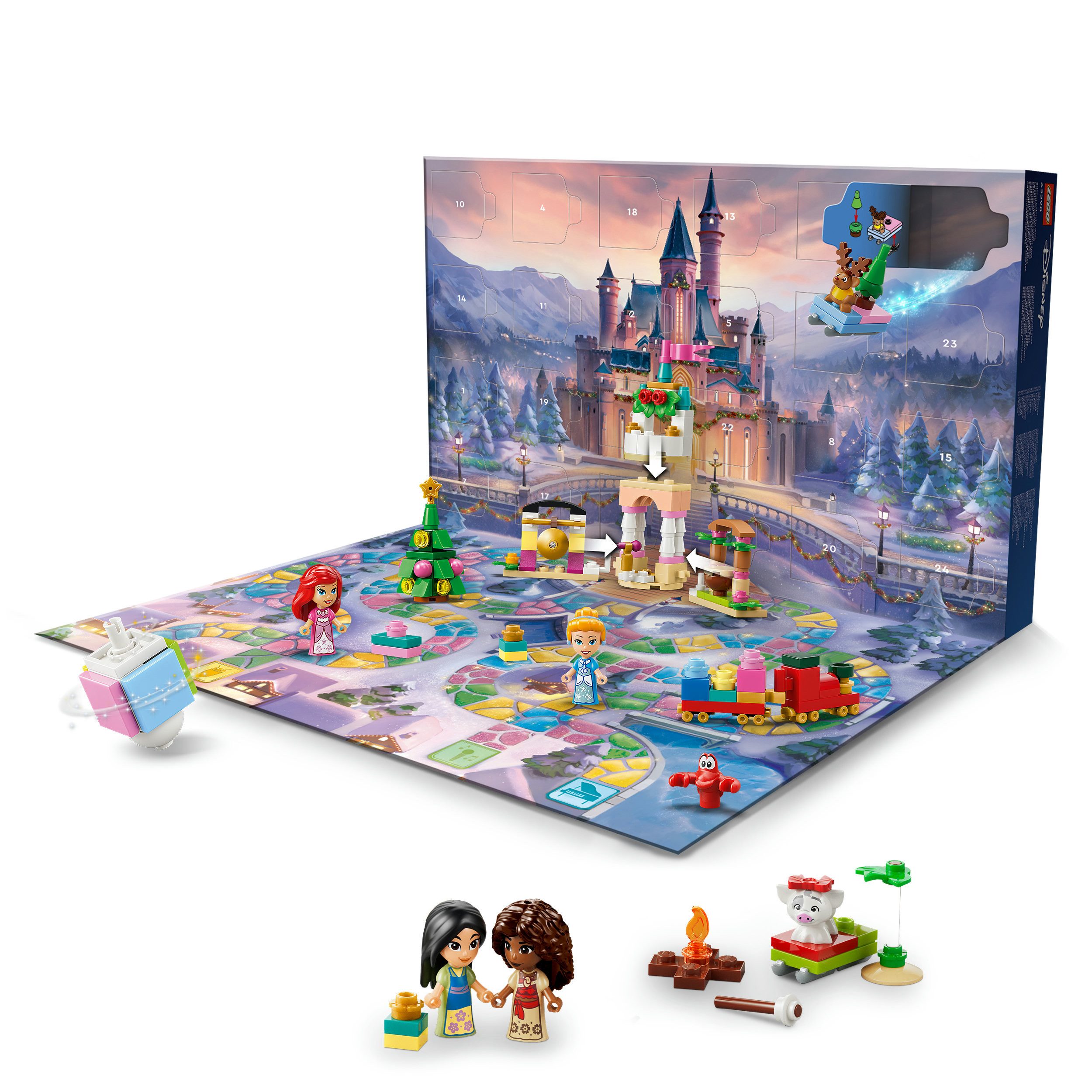 LEGO® Spielzeug-Adventskalender Adventskalender 2026 (43298), LEGO Disney Princess (290-tlg), Made in Europe – Bild 4 von 5