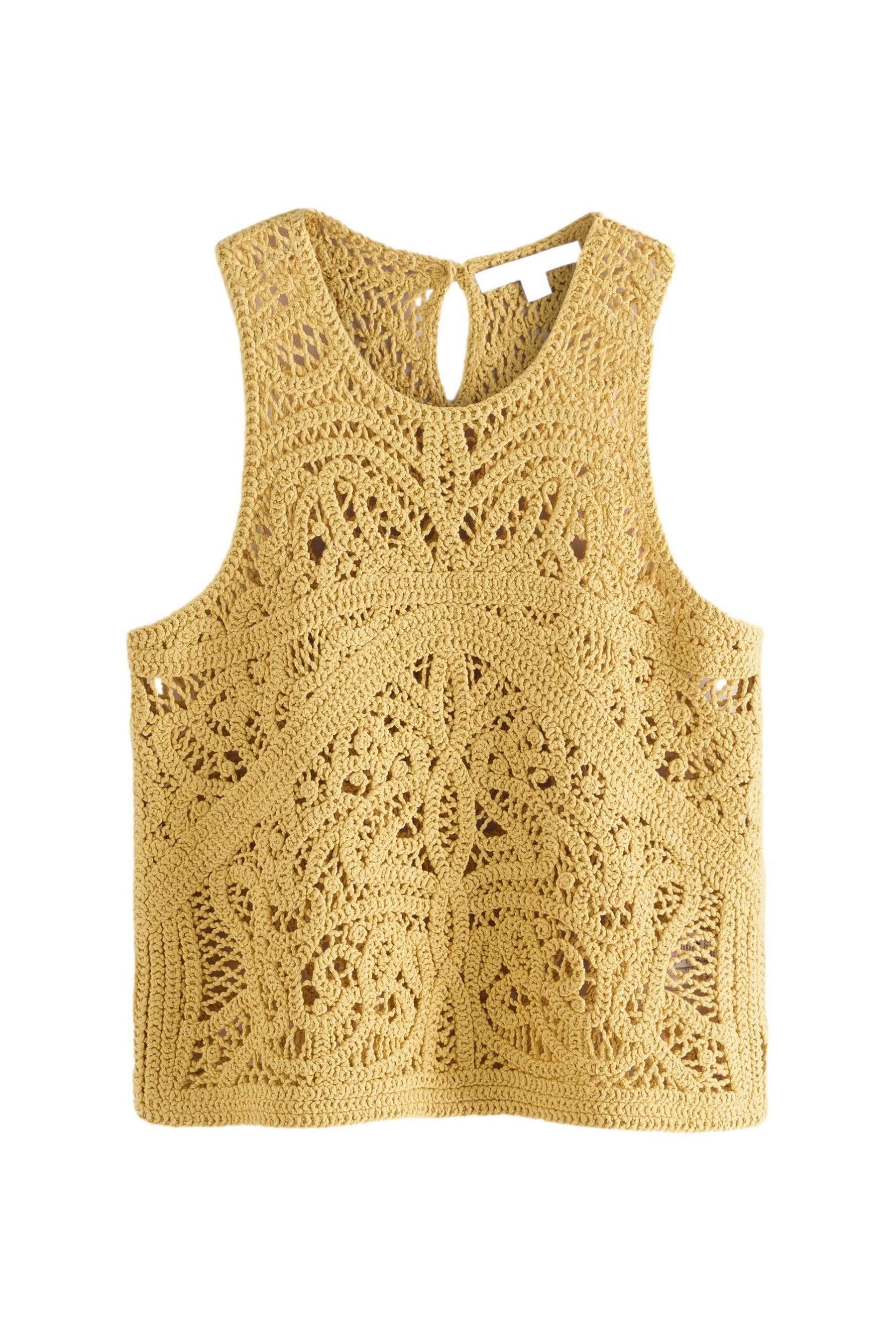 Next Trägertop Tanktop mit Rundhalsausschnitt, Häkelspitze günstig online kaufen