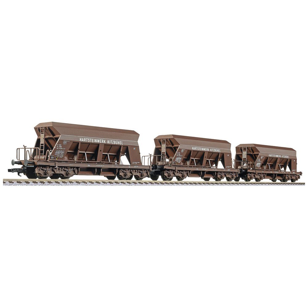 Güterwagen Liliput L230169 H0 3er-Set Schotterwagen Hartsteinwerk Kitzbühel der Ö
