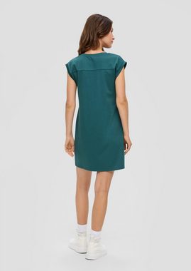QS Minikleid Kleid aus Interlockjersey Ziernaht