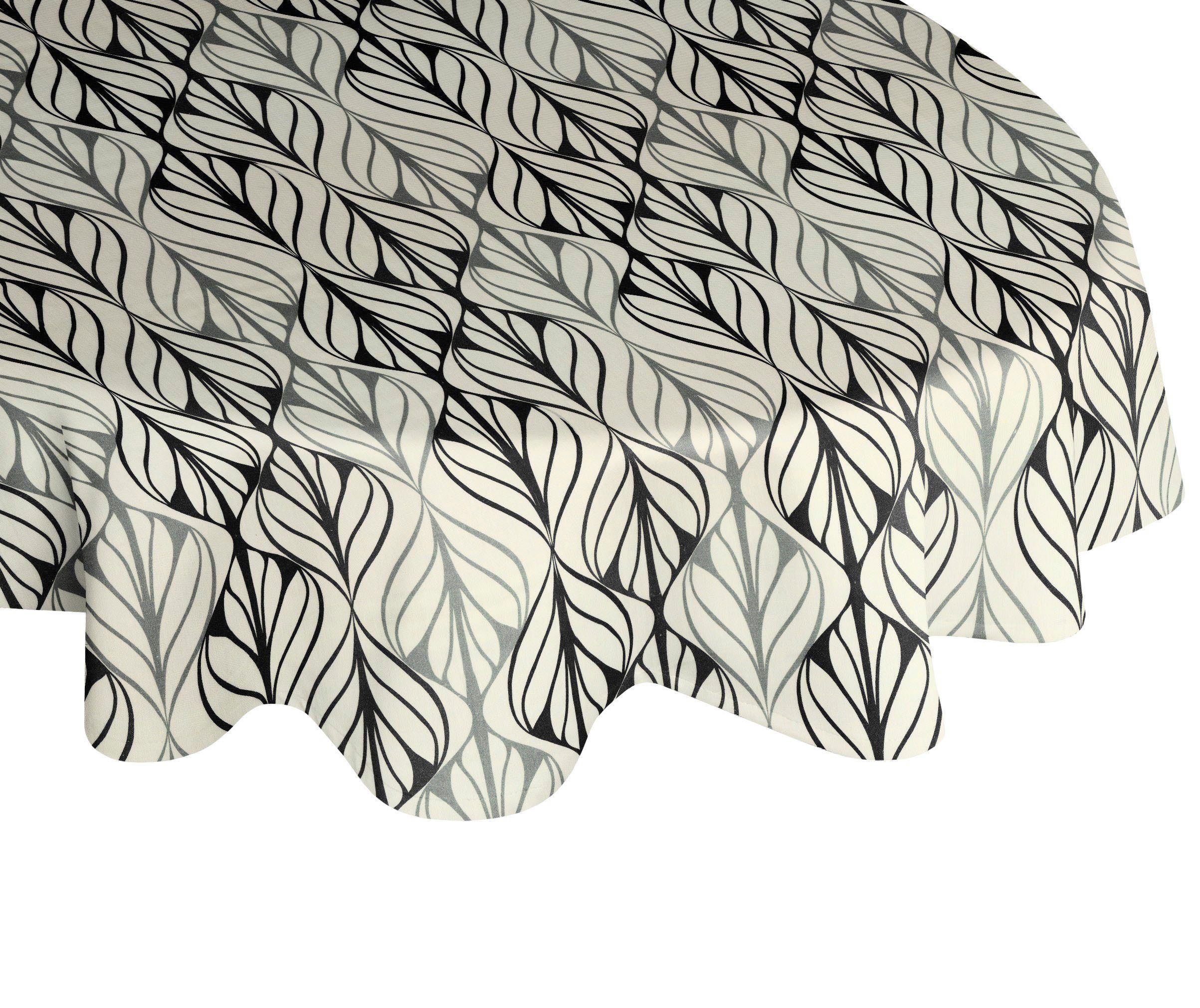 Adam Tischdecke Wave (1-tlg), aus Leinen und Bio-Baumwolle