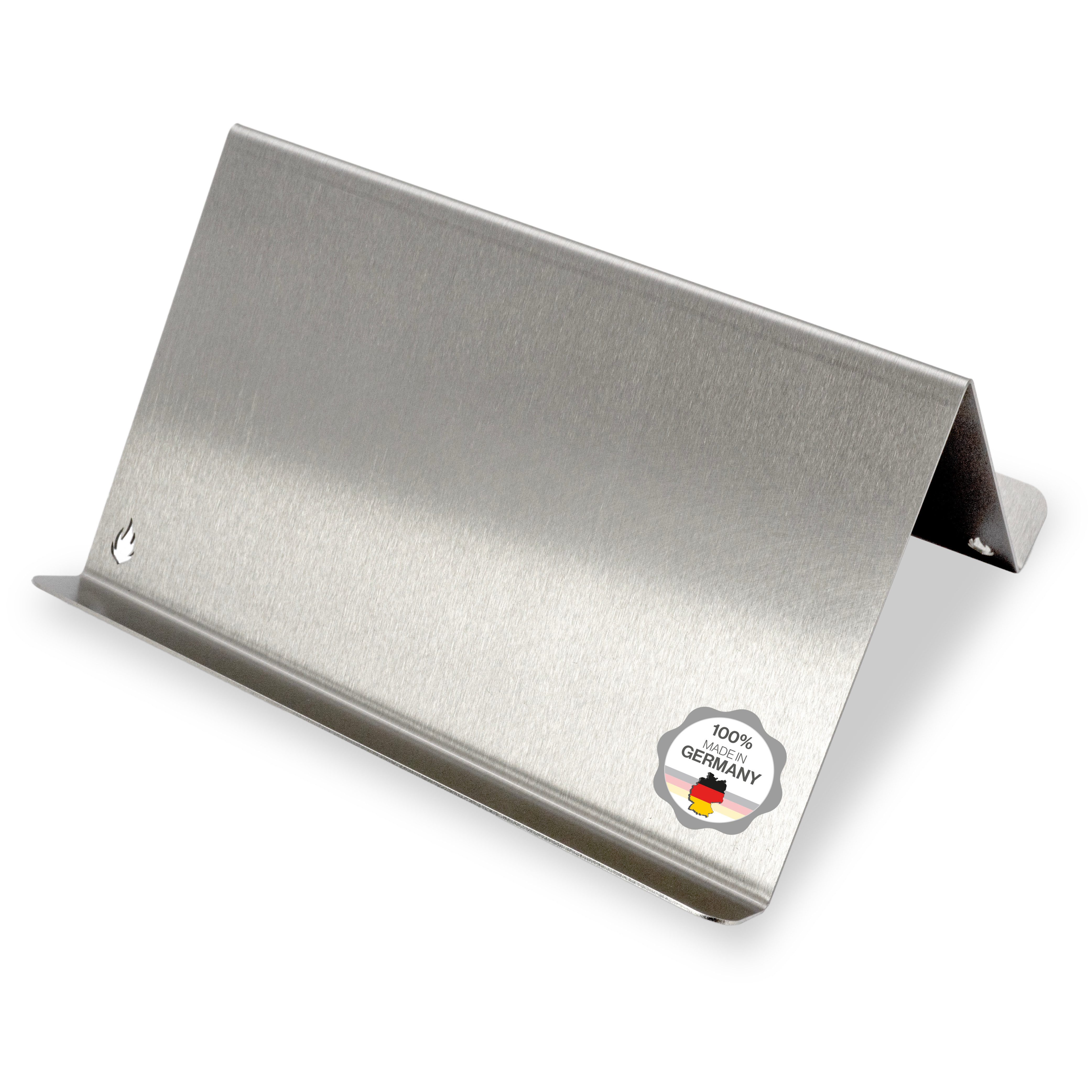 Feuerfest 123 GmbH Grillerweiterung Baconhalter - universell für Kohle-, Gas- und Kugelgrills (aus hochwertigem Edelstahl - Made in Germany), für perfekten, knusprigen Bacon
