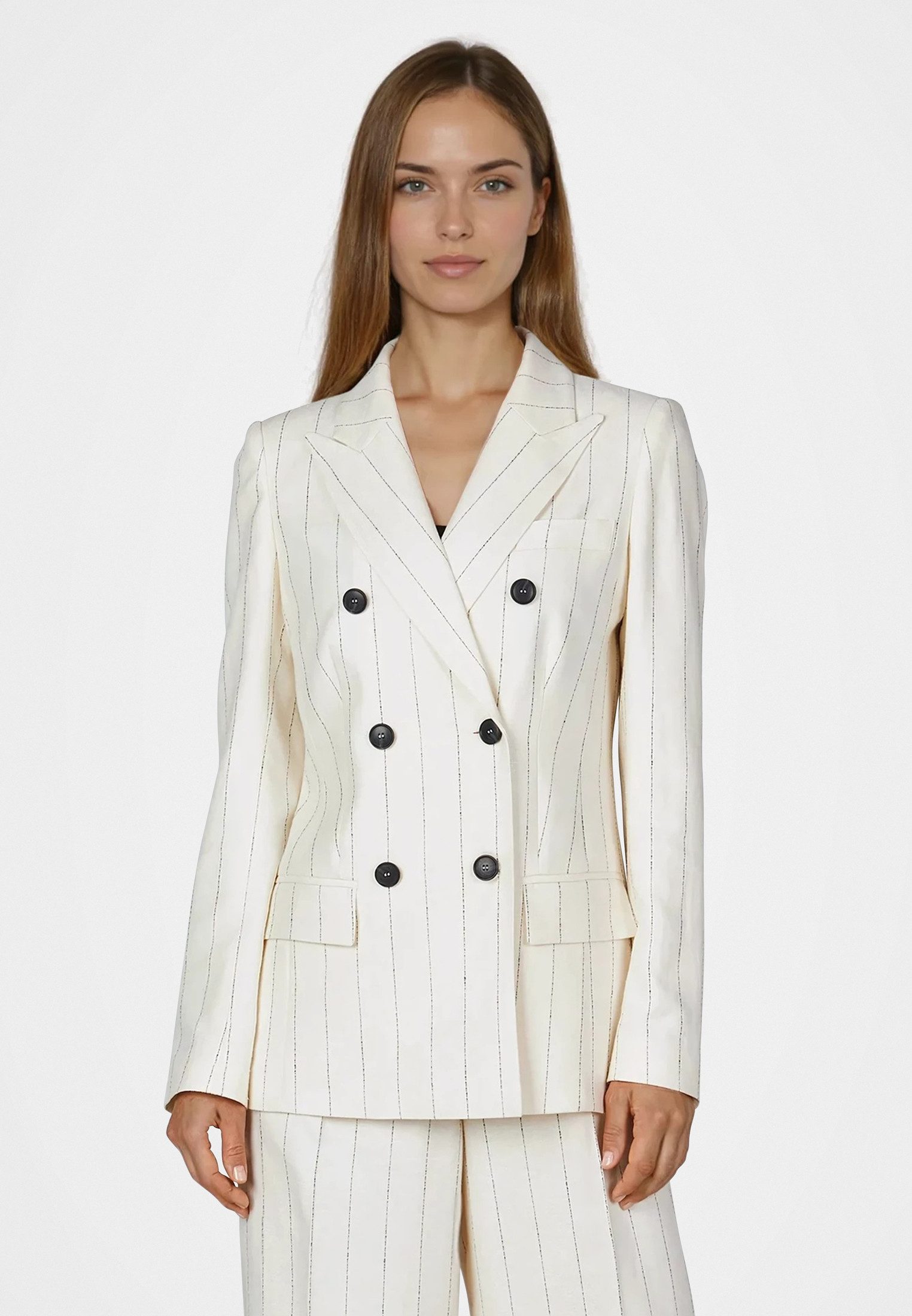 MARC AUREL Longblazer mit Streifenmuster