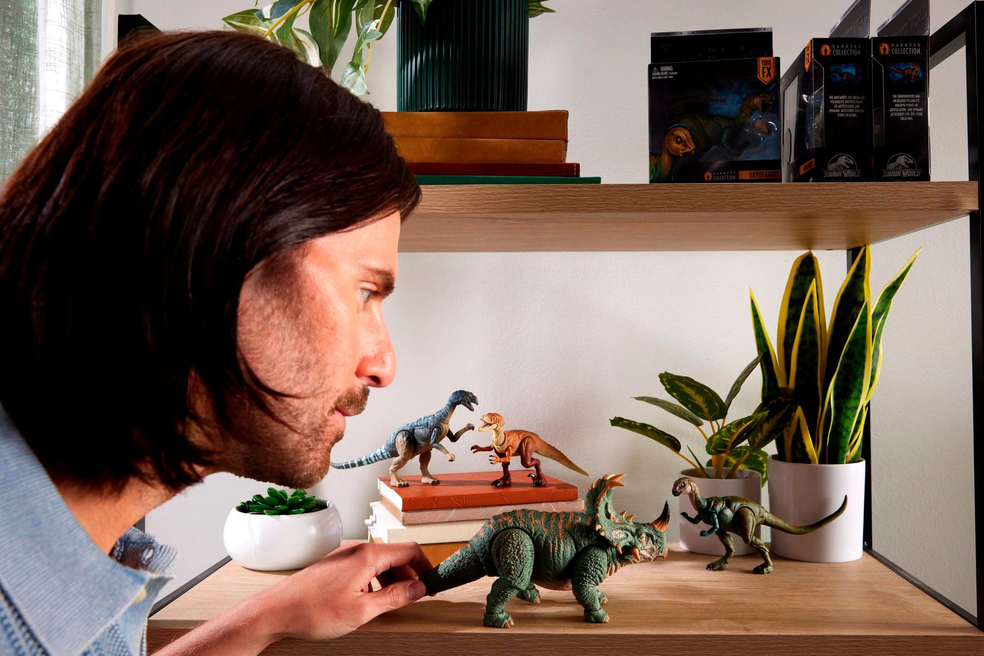 Mattel® Actionfigur Jurassic World Hammond Collection - Spring Sinoceratops