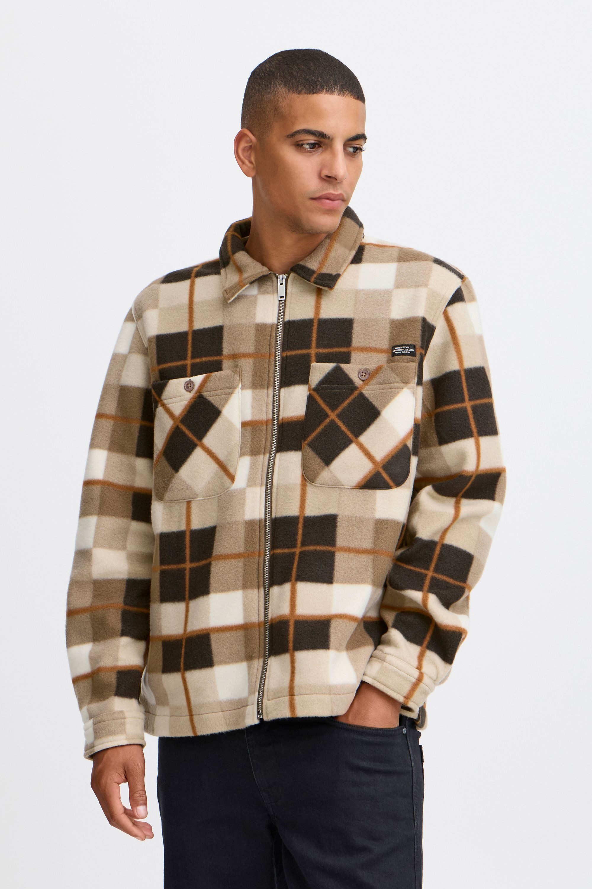 Blend Kurzjacke BHShirt Fleece Karierte Hemdjacke aus Fleece günstig online kaufen