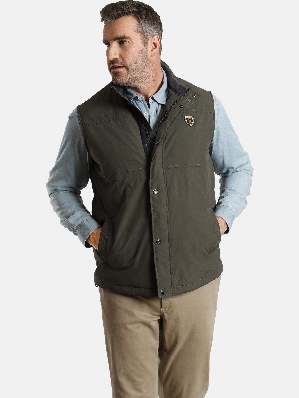 Charles Colby Funktionsweste SIR ROHAT, wattiert mit Stehkragen günstig online kaufen