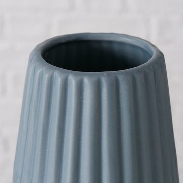 BOLTZE Tischvase Boltze, Vase Esko blau 2er-Set