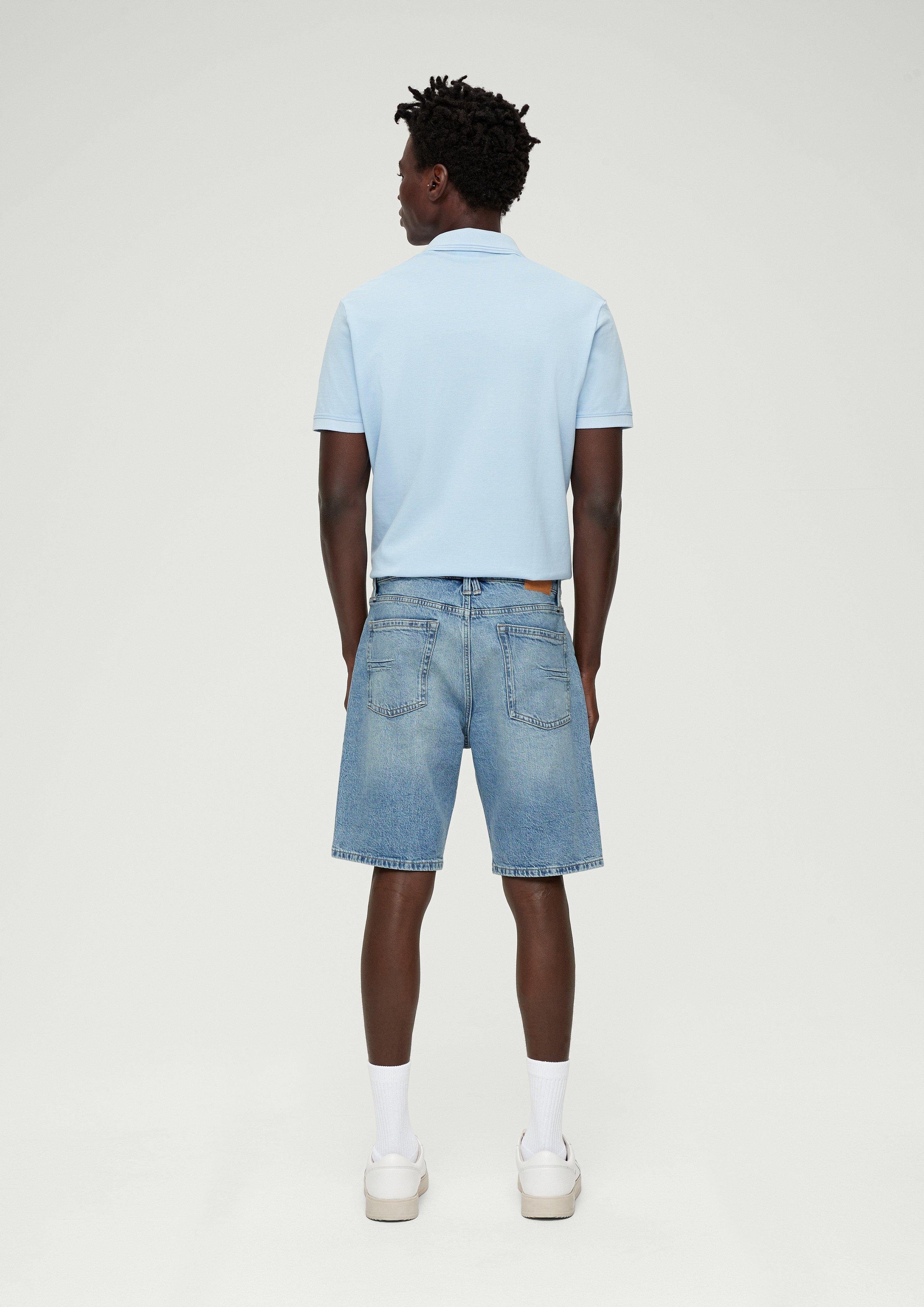 Regular Leg Rise / Jeansshorts Waschung Straight Fit / Jeans-Shorts / High s.Oliver
