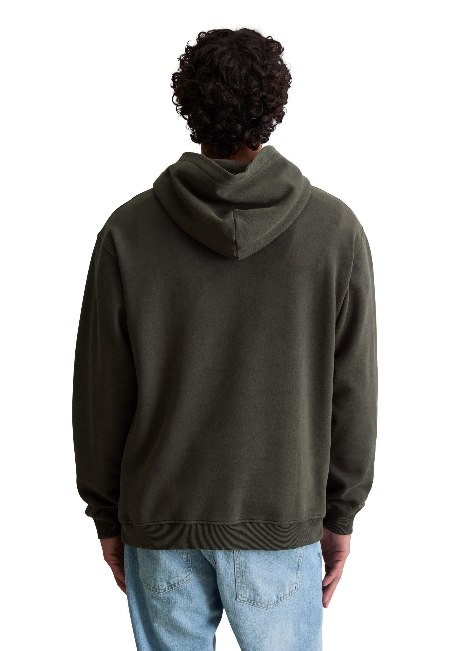Marc O'Polo DENIM Hoodie relaxed fit, Kängurutasche, Logoschriftzug günstig online kaufen