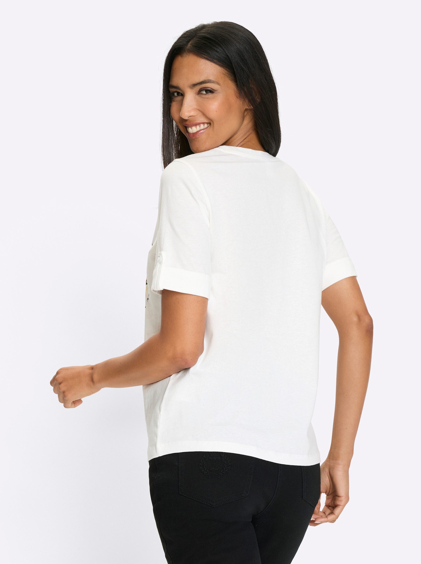 Sieh an! T-Shirt Kurzarmshirt . günstig online kaufen