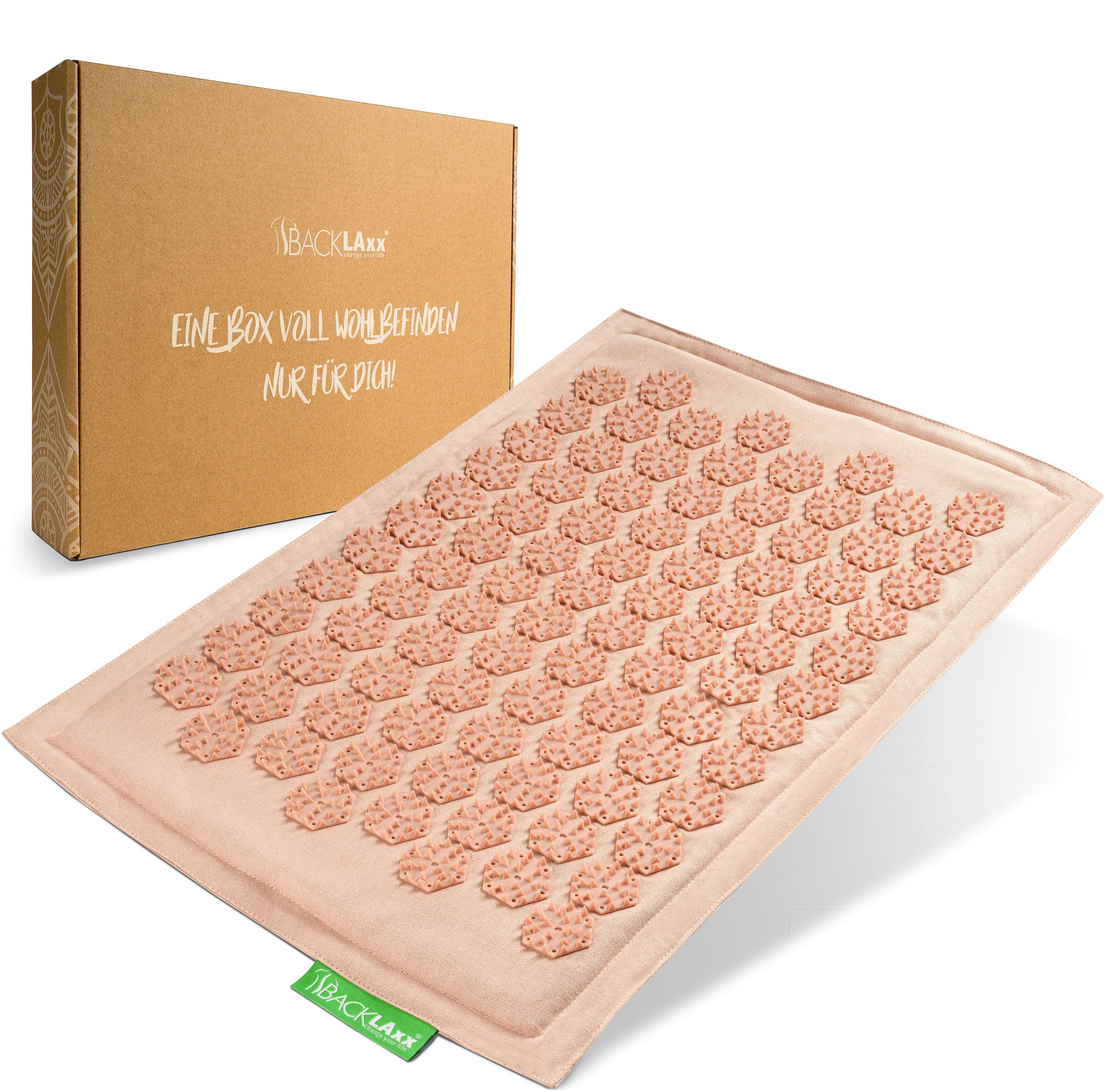 Akupressurmatte für Füße - Gefüllt mit 100% Kokosfaser -