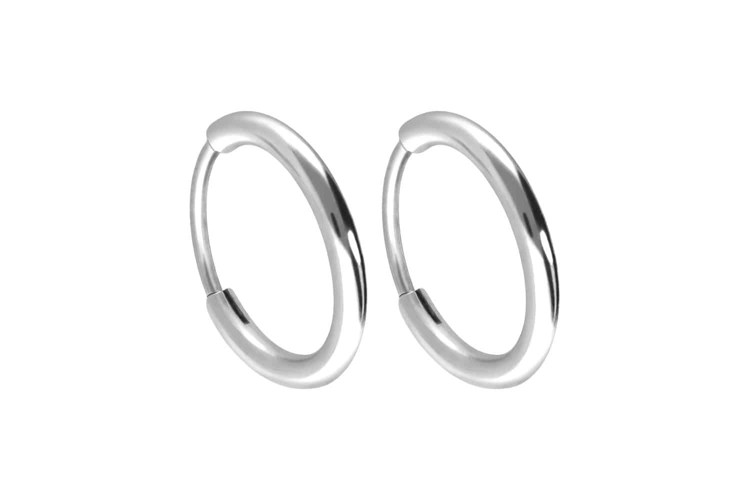 FILANGO Paar Creolen Titan Ohrclicker Creolen günstig online kaufen