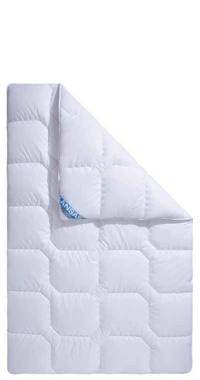 Microfaserbettdecke, Kansas, f.a.n. Schlafkomfort, Füllung: Polyesterfaser, Bezug: 100% Polyester, Bettdecke in 135x200 cm und weiteren Größen, für Sommer oder Winter