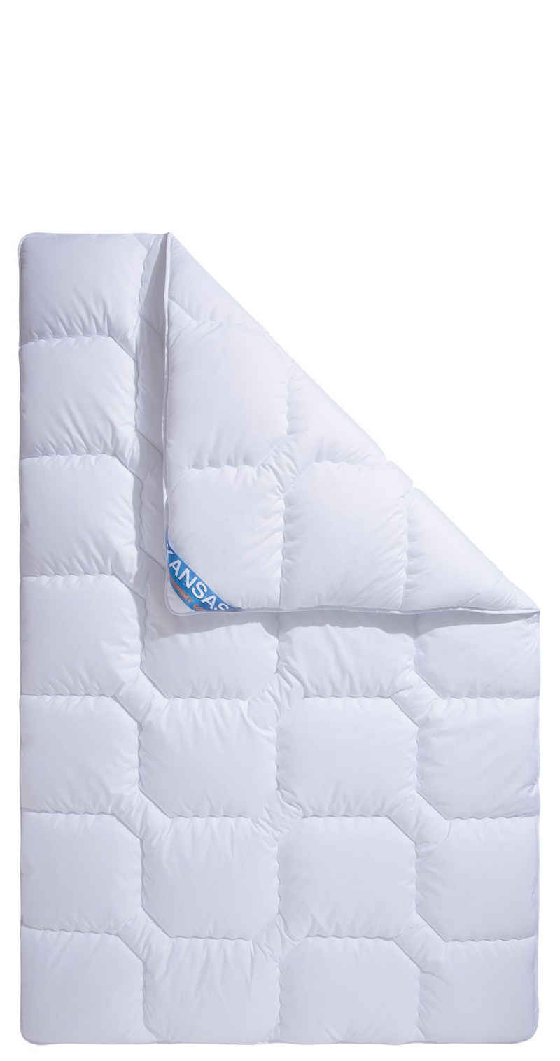 Microfaserbettdecke, Kansas, f.a.n. Schlafkomfort, Füllung: Polyesterfaser, Bezug: 100% Polyester, Bettdecke in 135x200 cm und weiteren Größen, für Sommer oder Winter