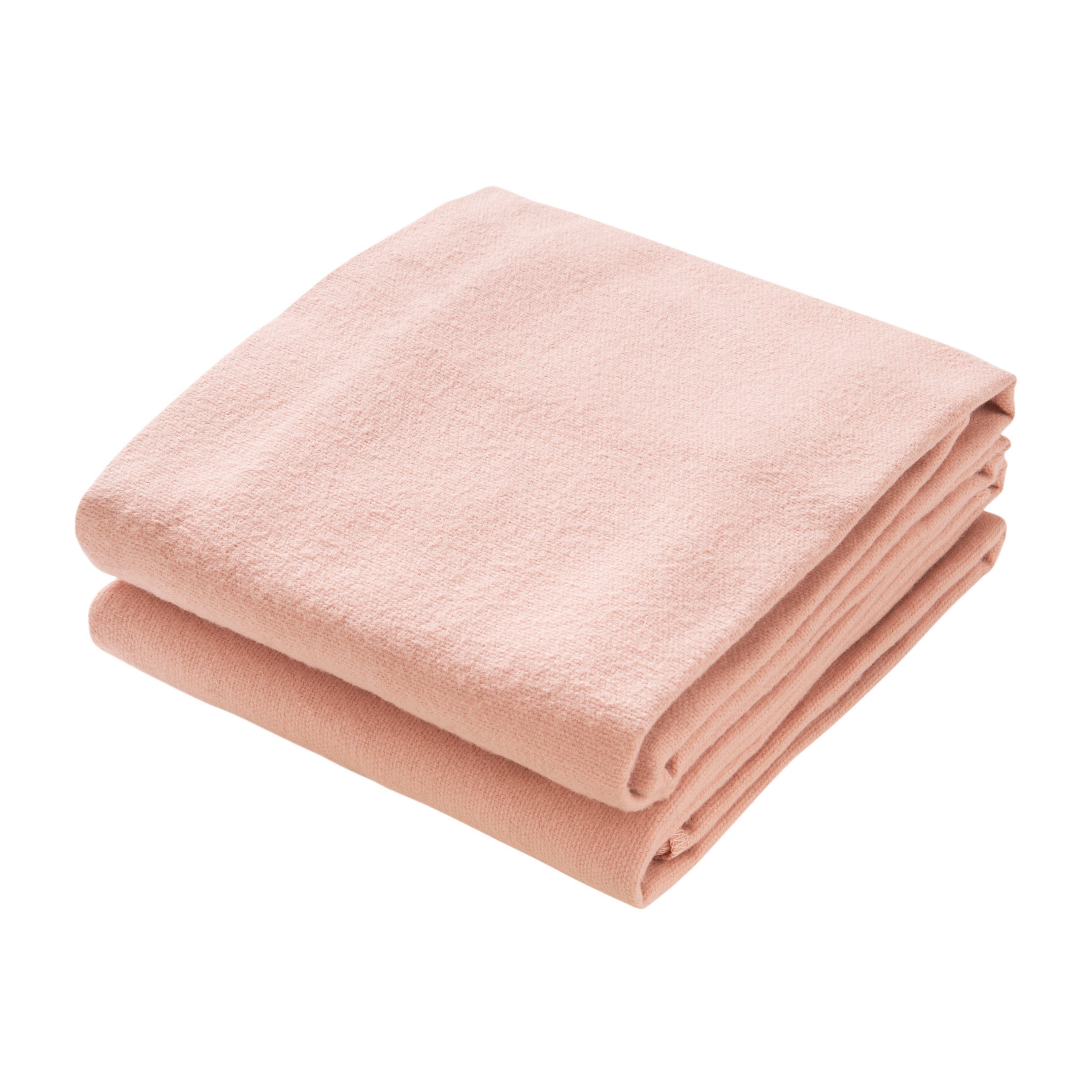 Kinderdecke, Baby Moltondecke im 2x2er Pack, People Wear Organic