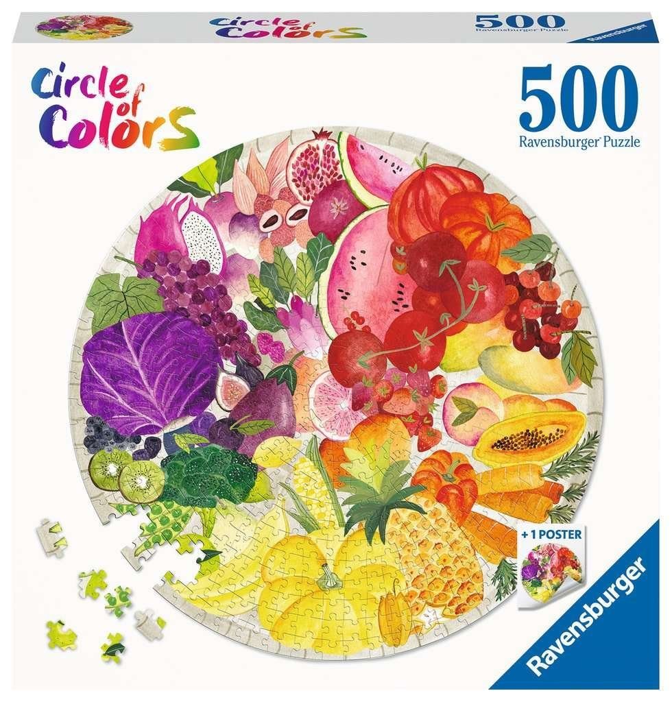 Ravensburger Puzzle Ravensburger 171699 Puzzle 500 Teile Fruits & Vegetables, 500 Puzzleteile