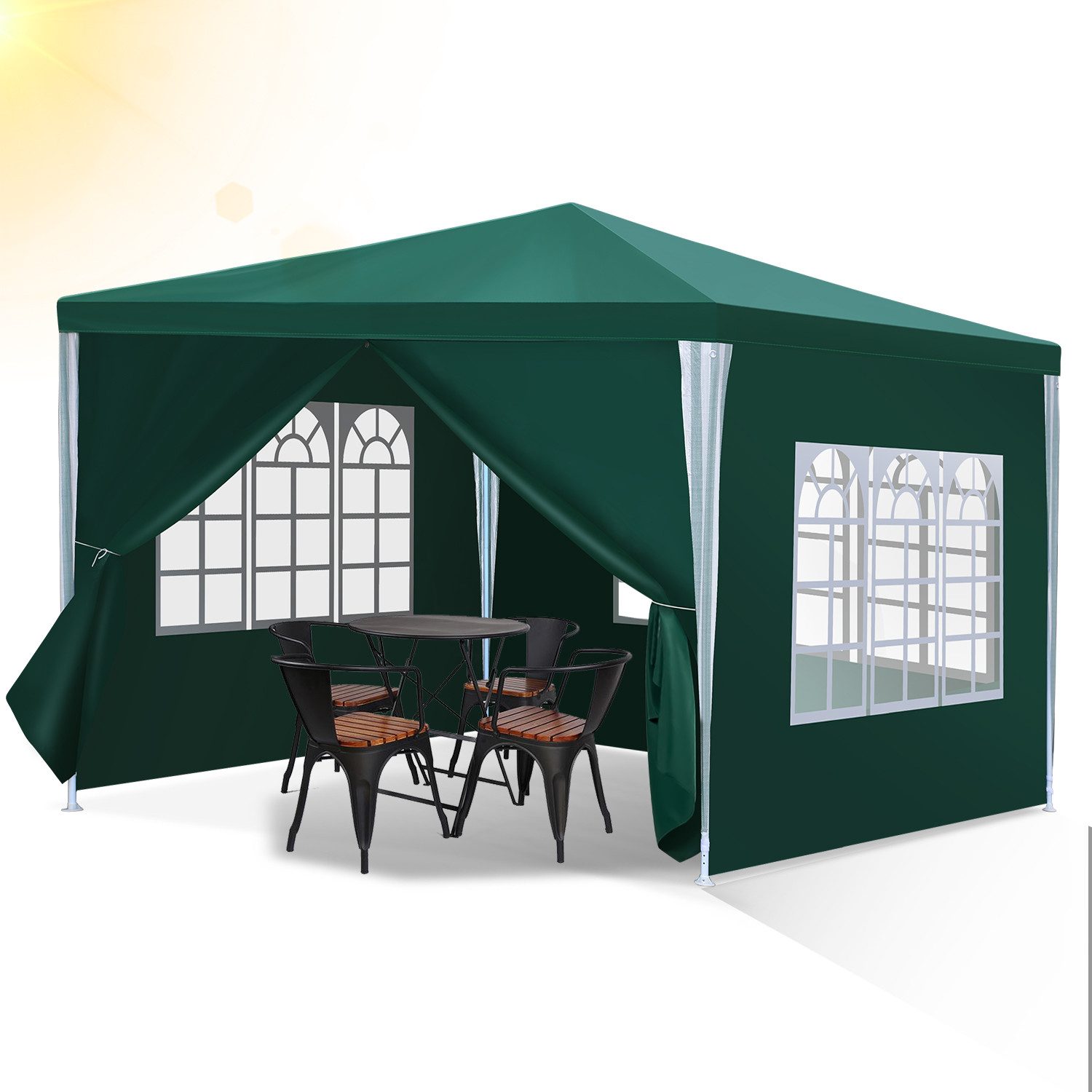 Clanmacy Pavillon Pavillon Garden Pavillon Wasserdicht günstig online kaufen