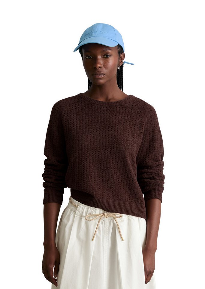 Marc O'Polo DENIM Strickpullover aus weichem Organic Cotton-Mix