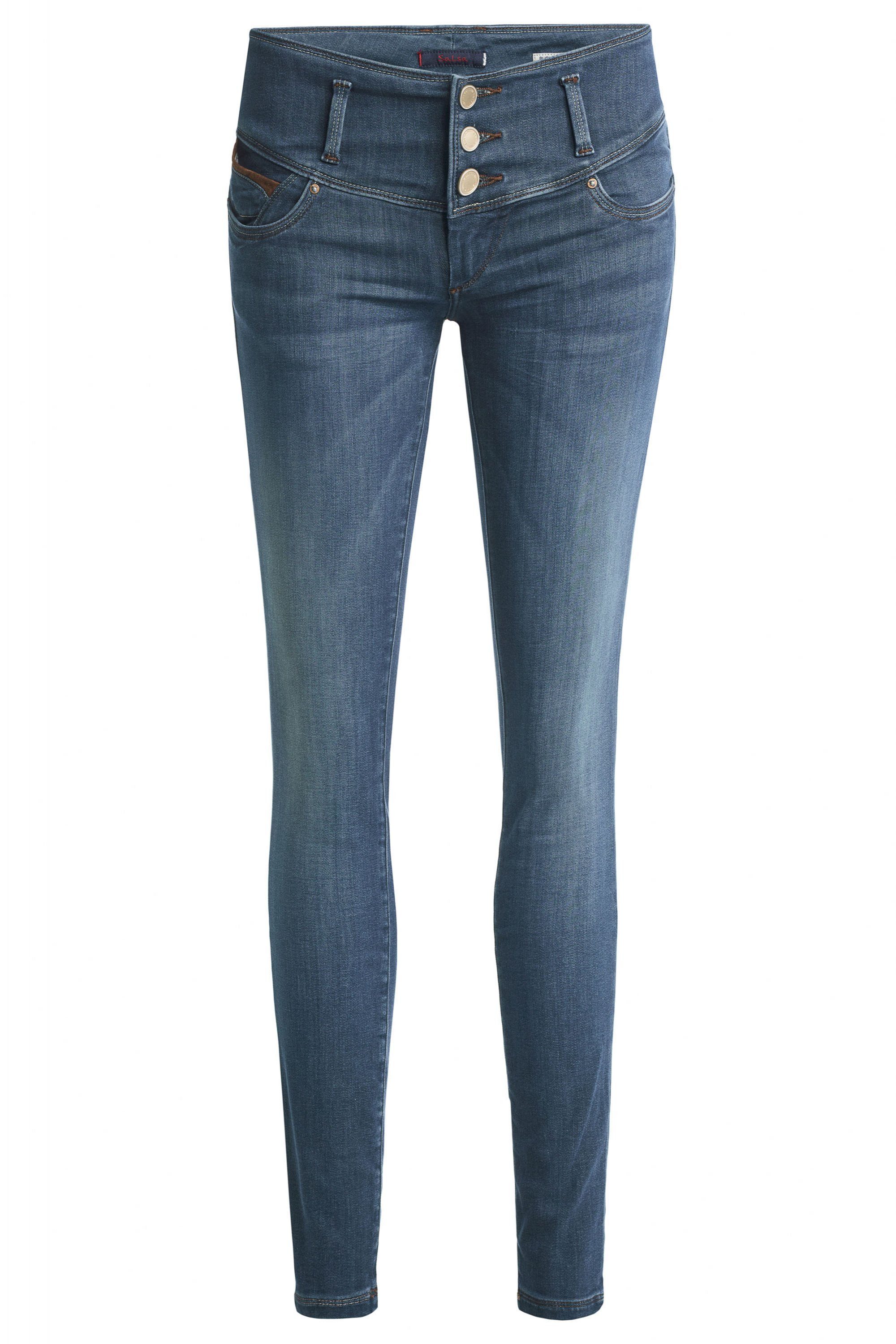 Salsa Stretch-Jeans SALSA JEANS MYSTERY PUSH UP SKINNY 125616.8506