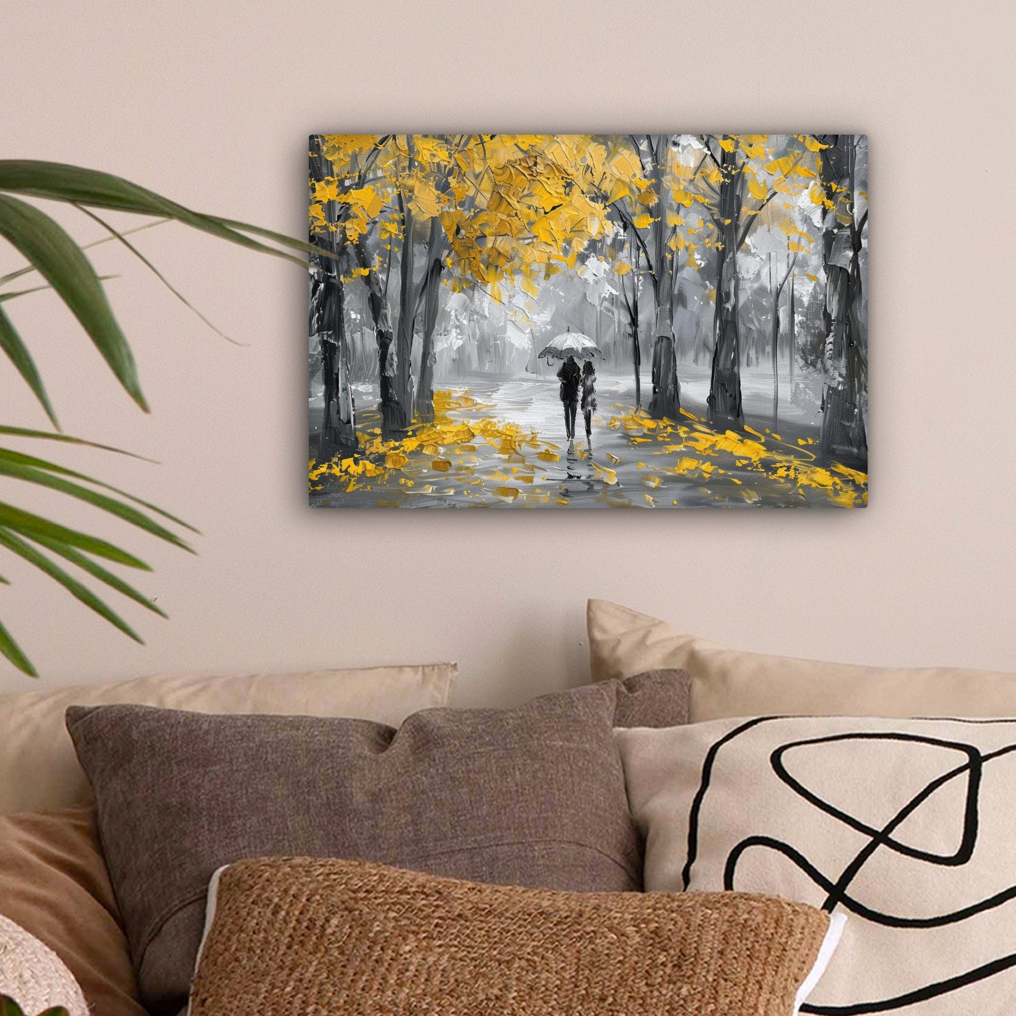 OneMillionCanvasses® Leinwandbild Natur - Gelb - günstig online kaufen