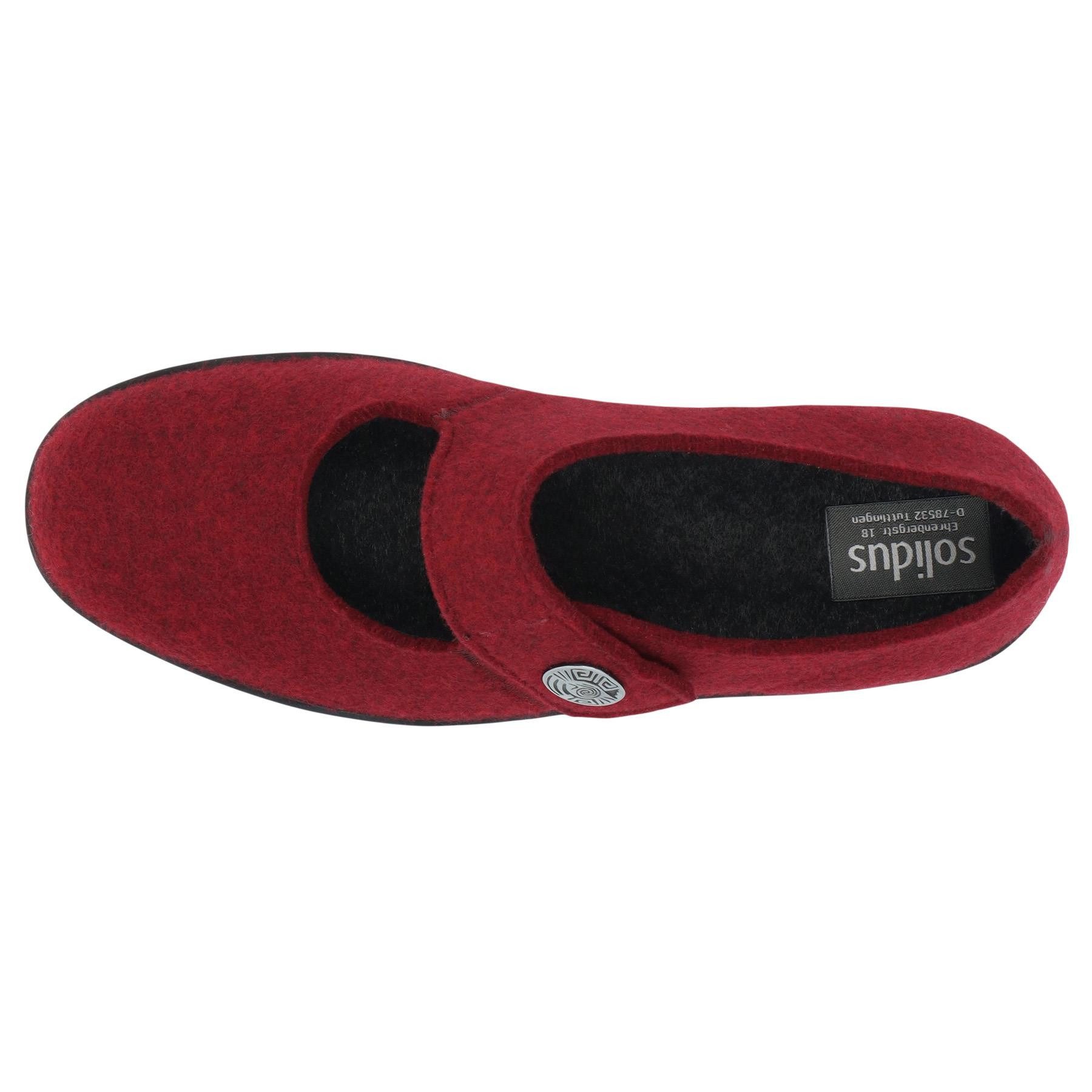 SOLIDUS Solidus Erwachsene Solidus Heaven Hausschuh Textil Klettschuh
