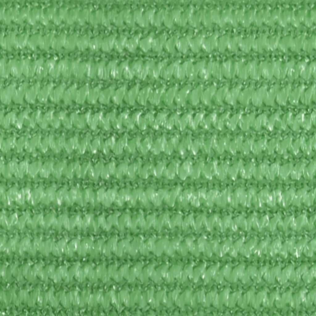 vidaXL Sonnensegel 4 x 4 x 4 m Sonnensegel 160 g m² Hellgrün 4x4x4 m HDPE Beschattung Dr