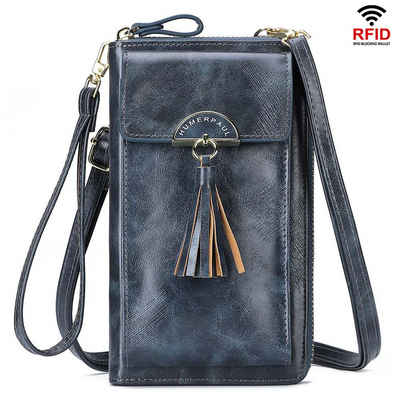 IBETTER Mini Bag Handy Mini-Tasche Kleine Schultertasche Multifunktionale Handytasche (RFID-Schutz Funktion)