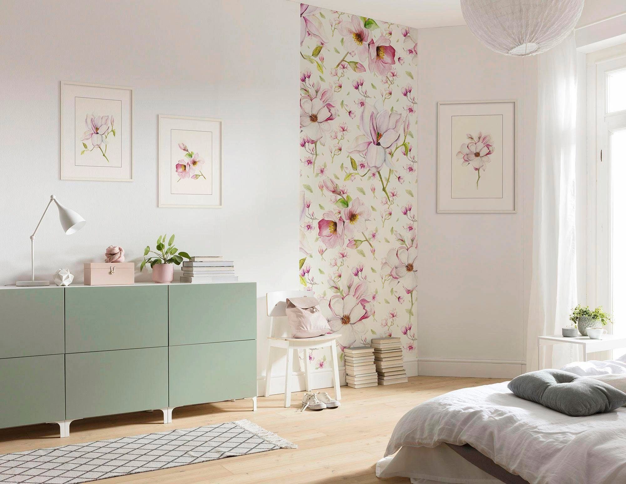 Breathe, Wohnzimmer Blumen Schlafzimmer, (1 Kinderzimmer, Poster St), Komar Magnolia